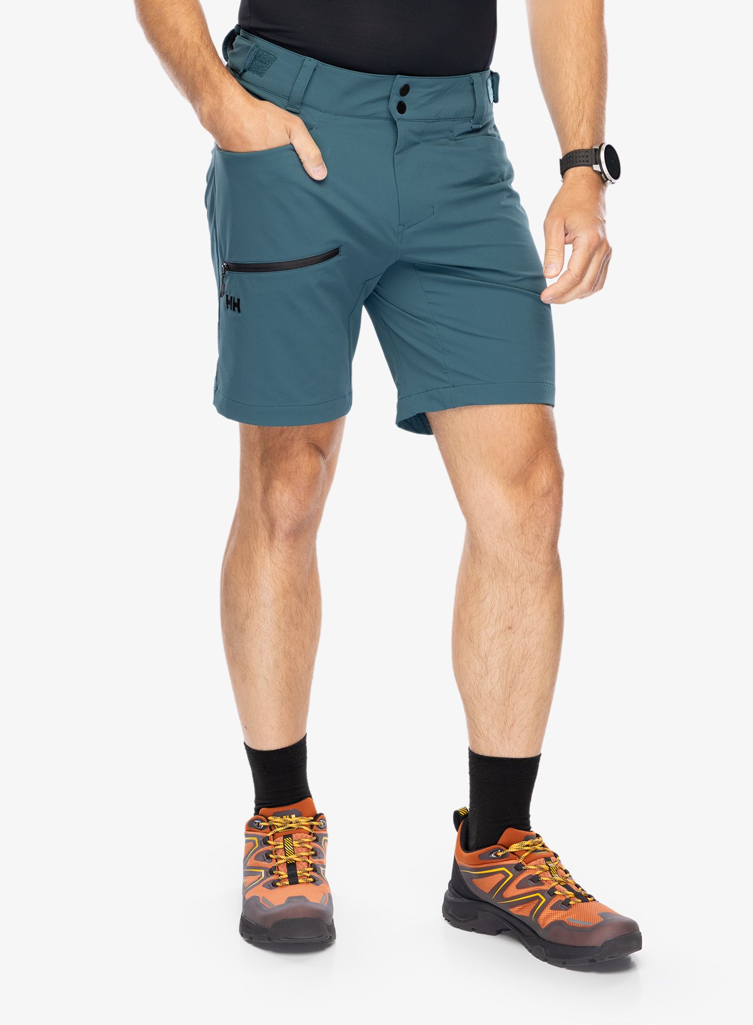 Pohodniške kratke hlače Helly Hansen Blaze Softshell Shorts - dark creek