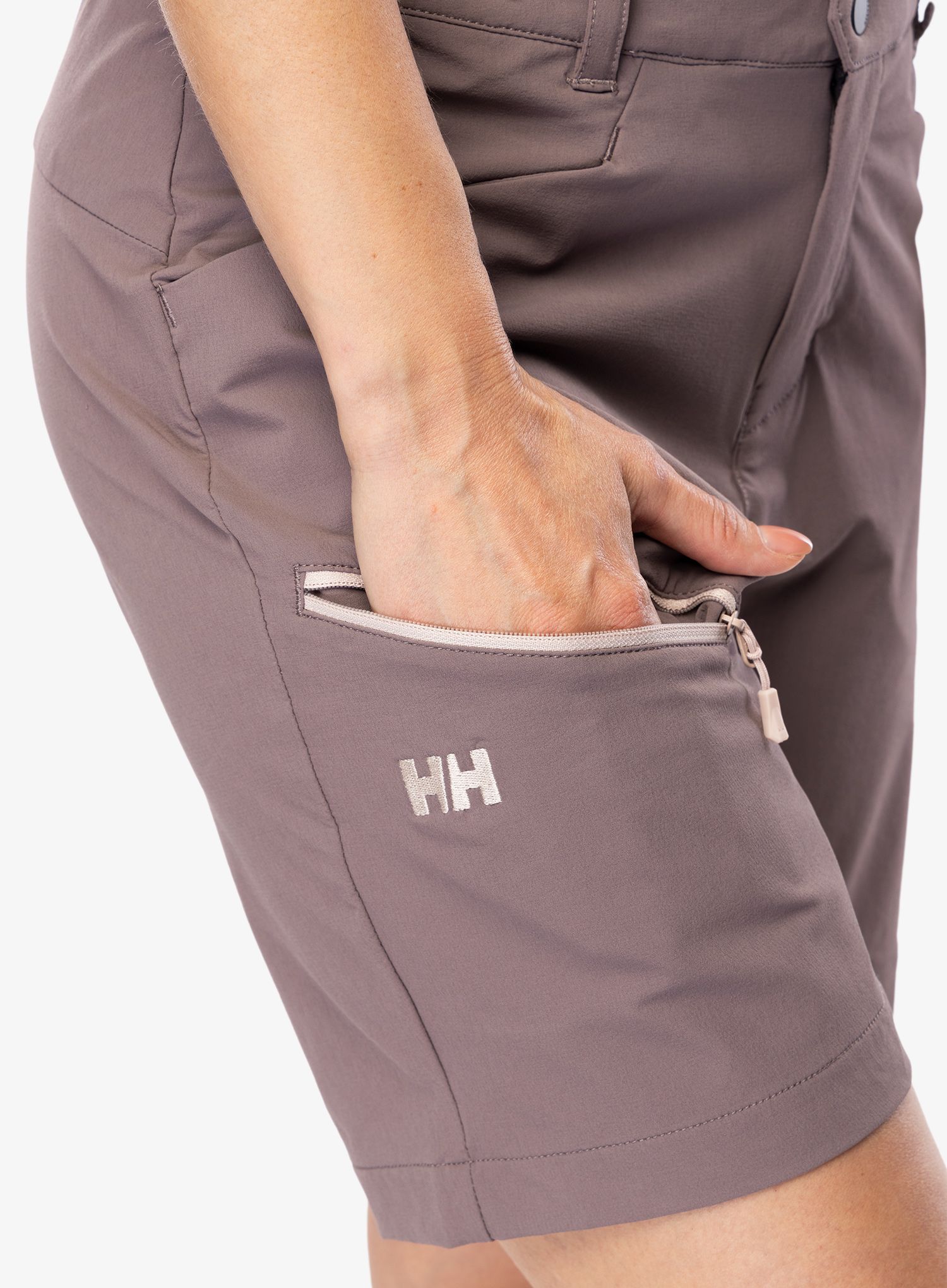 Ženske pohodniške kratke hlače Helly Hansen Blaze Softshell Shorts - sparrow grey