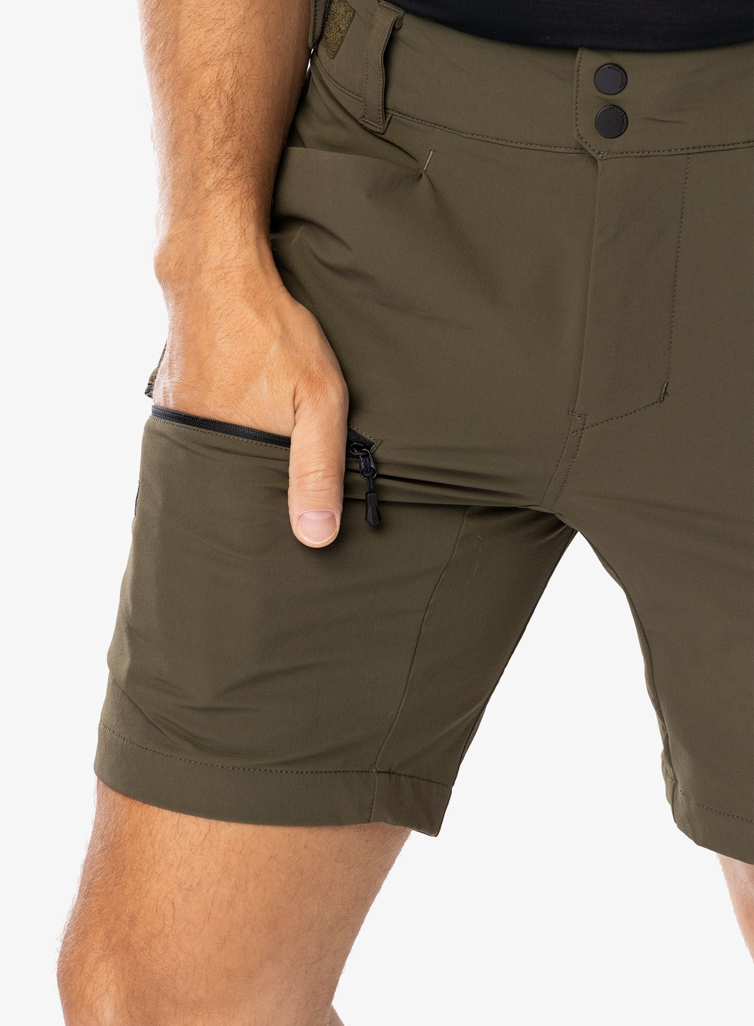 Pohodniške kratke hlače Helly Hansen Blaze Softshell Shorts - utility green