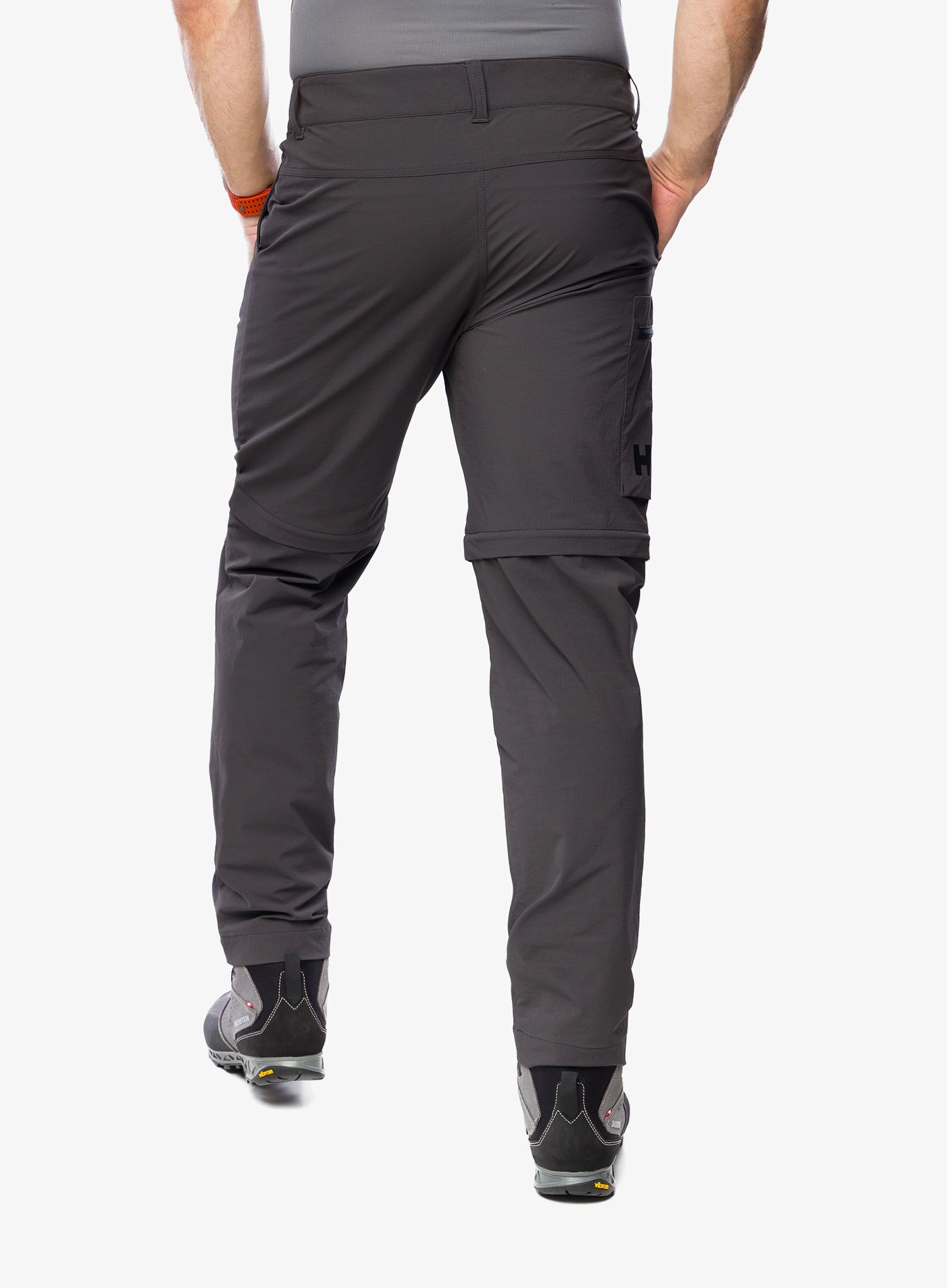Pohodniške hlače Helly Hansen Brono Softshell Zip Off Pant - ebony