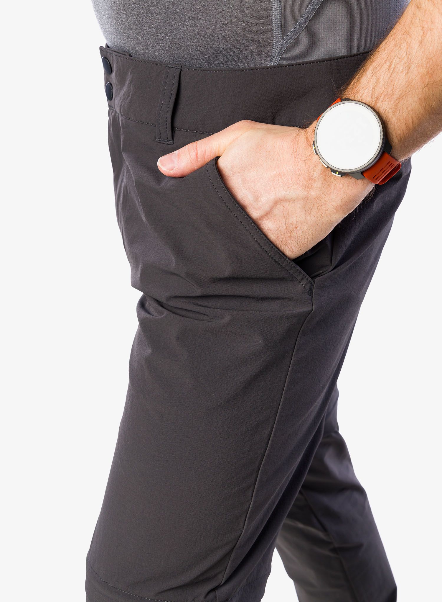 Pohodniške hlače Helly Hansen Brono Softshell Zip Off Pant - ebony