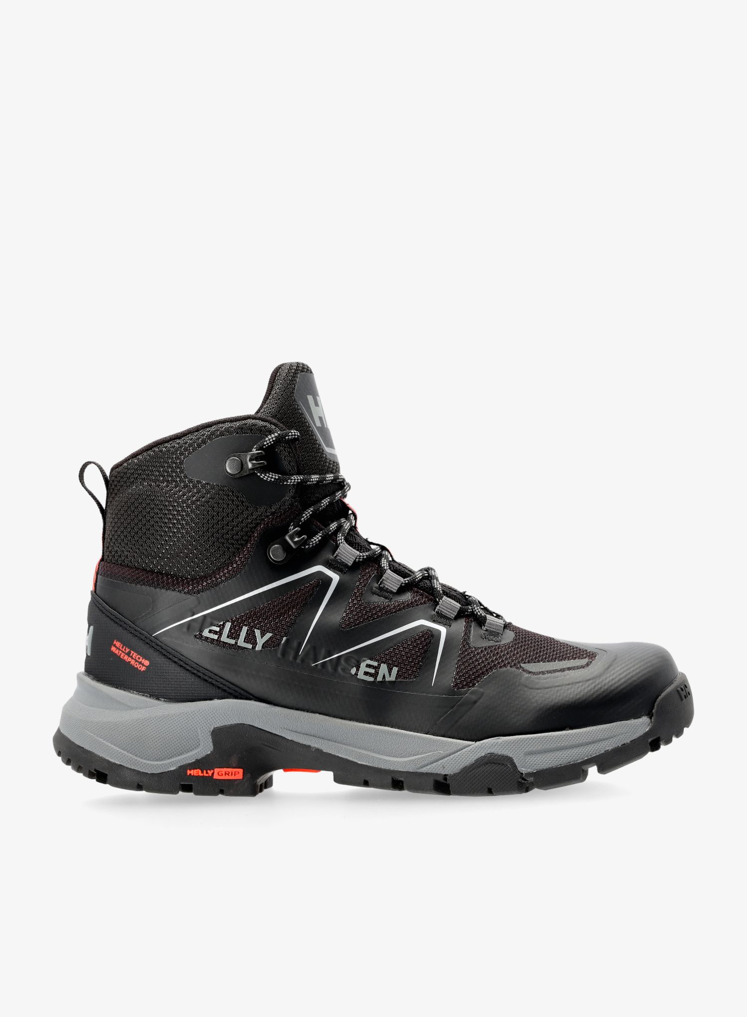 Ženski pohodniški čevlji Helly Hansen Cascade Mid HT - black/bright bloom