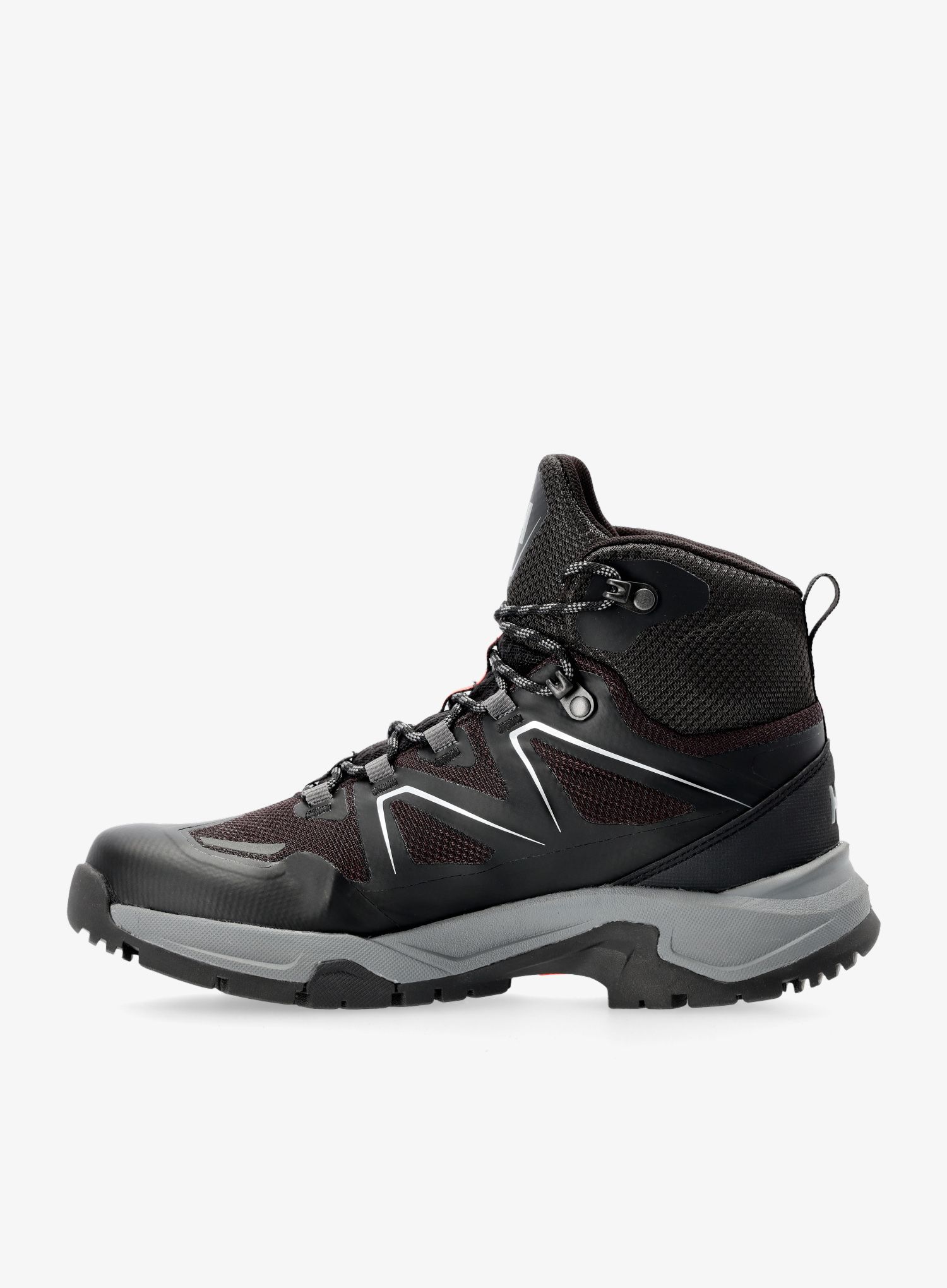 Ženski pohodniški čevlji Helly Hansen Cascade Mid HT - black/bright bloom