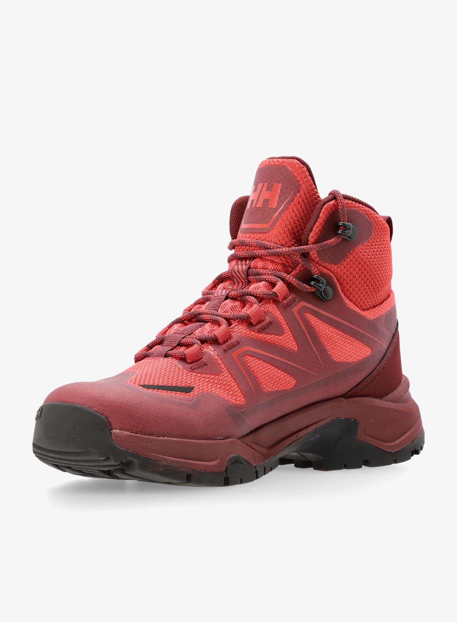 Ženski visoki pohodniški čevlji Helly Hansen Cascade Mid HT - hickory/poppy red
