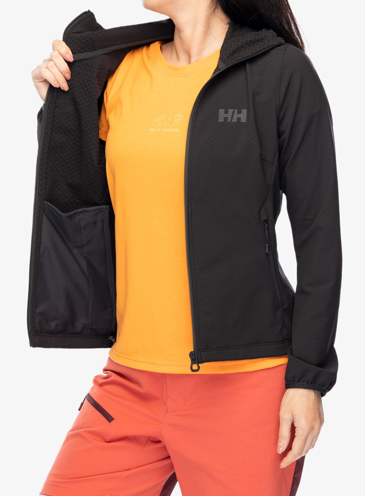 Ženski flis Helly Hansen Cascade Shield Jacket  - black
