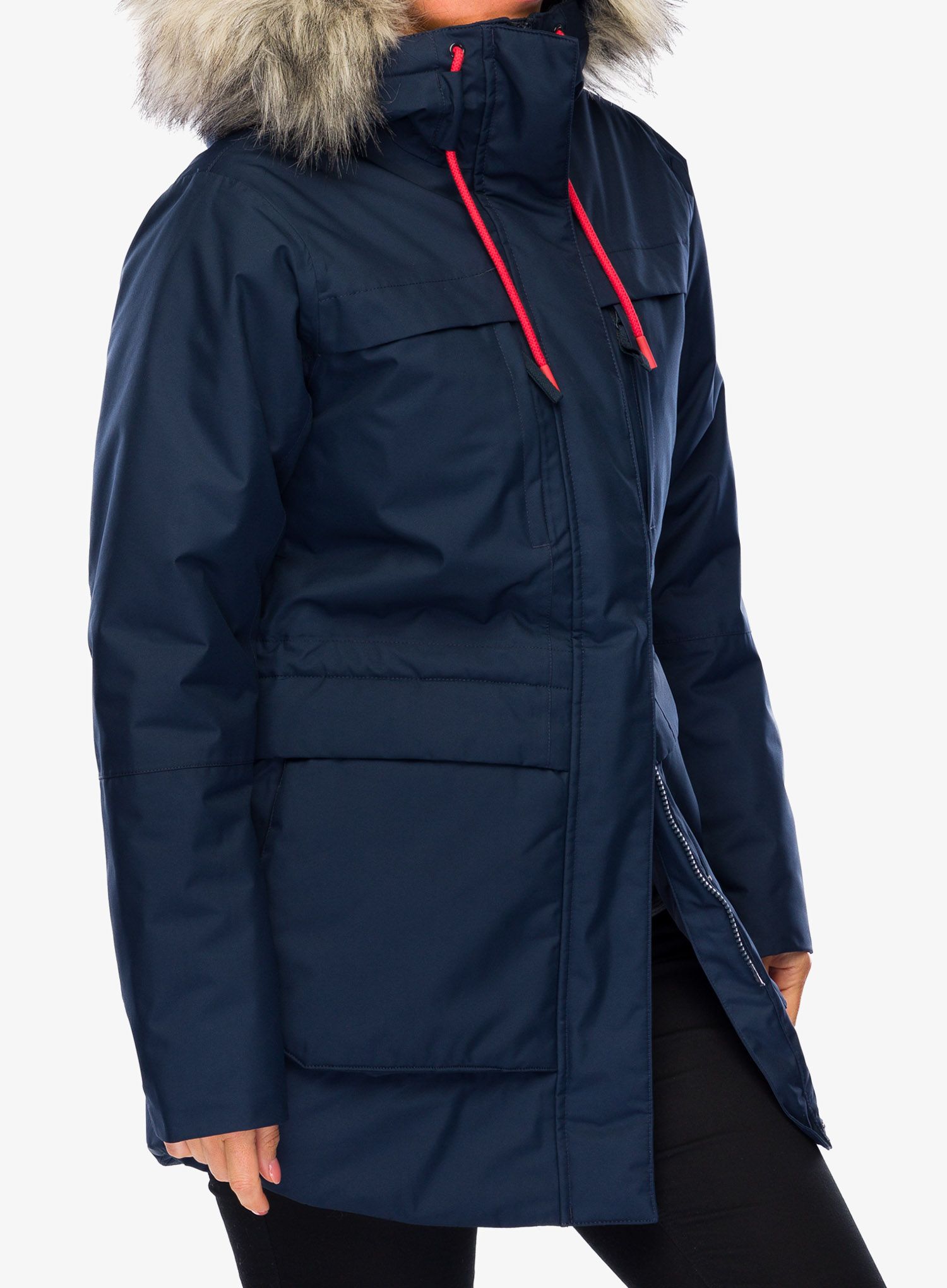 Ženska zimska jakna Helly Hansen Coastal Parka - navy/vaporous grey/gum