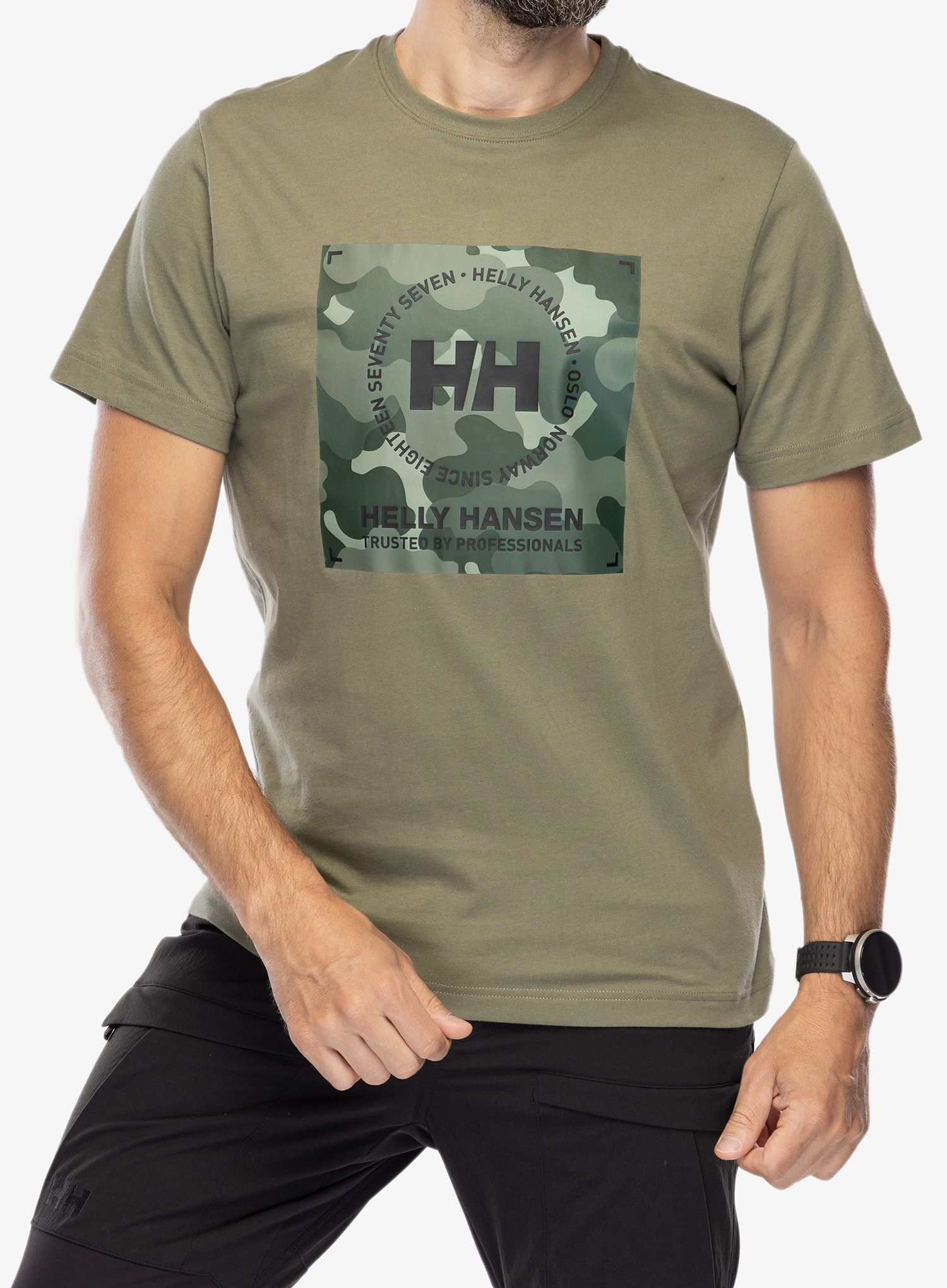 Majica s potiskom Helly Hansen Core Graphic T-Shirt - lav green