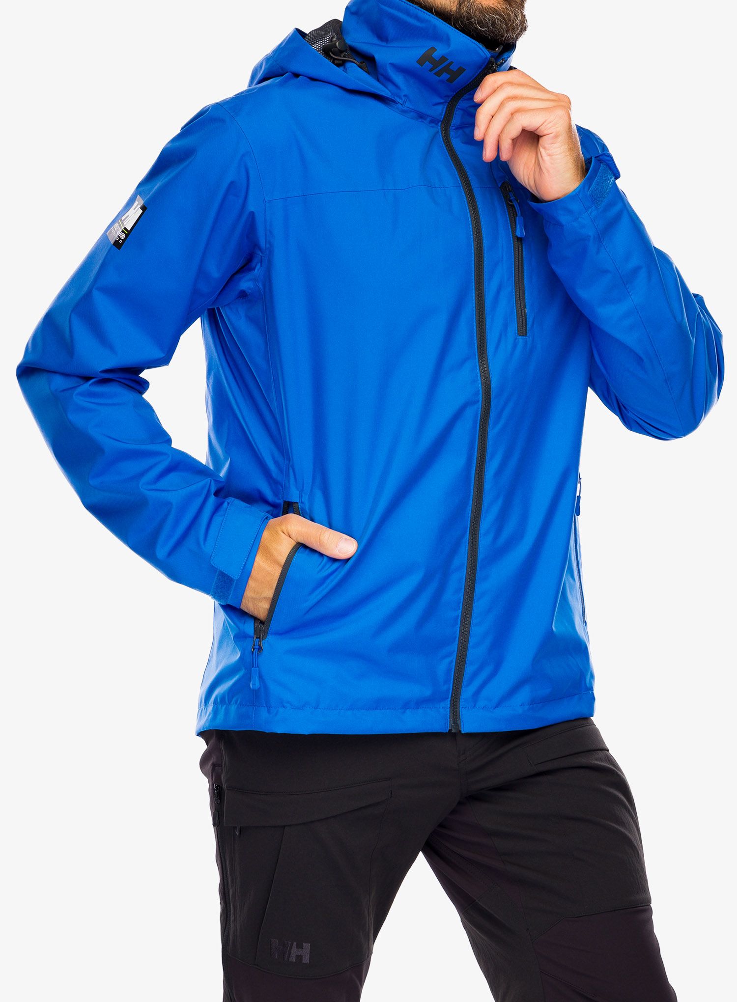 Nepremočljiva jakna Helly Hansen Crew Hooded Jacket 2.0 - cobalt 2.0
