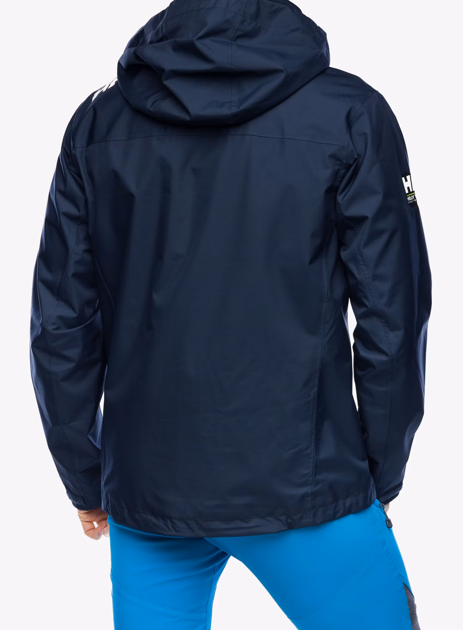 Nepremočljiva jakna Helly Hansen Crew Hooded Jacket 2.0 - navy