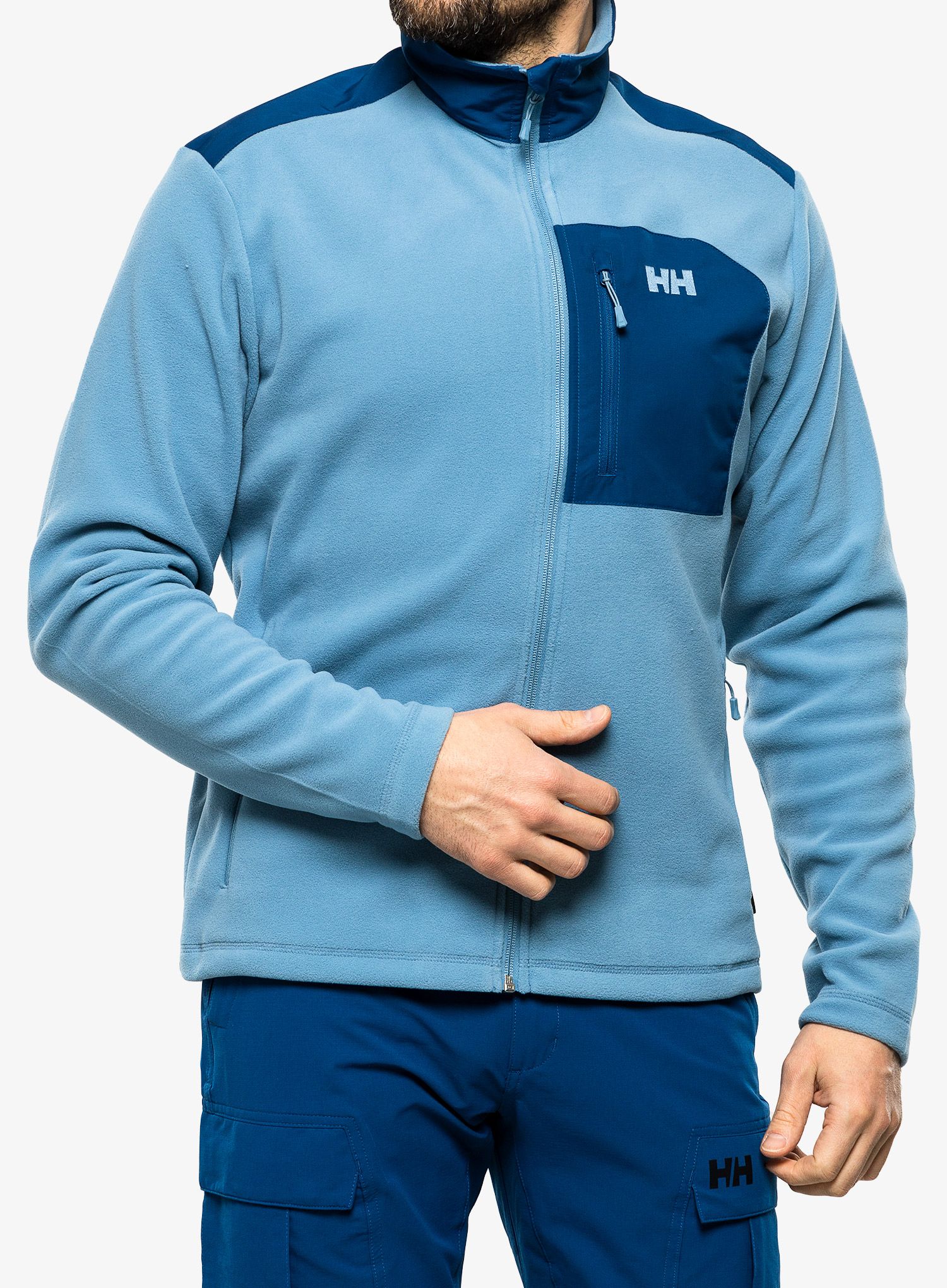 Jopica na zadrgo Helly Hansen Daybreaker Block Jacket - blue fog