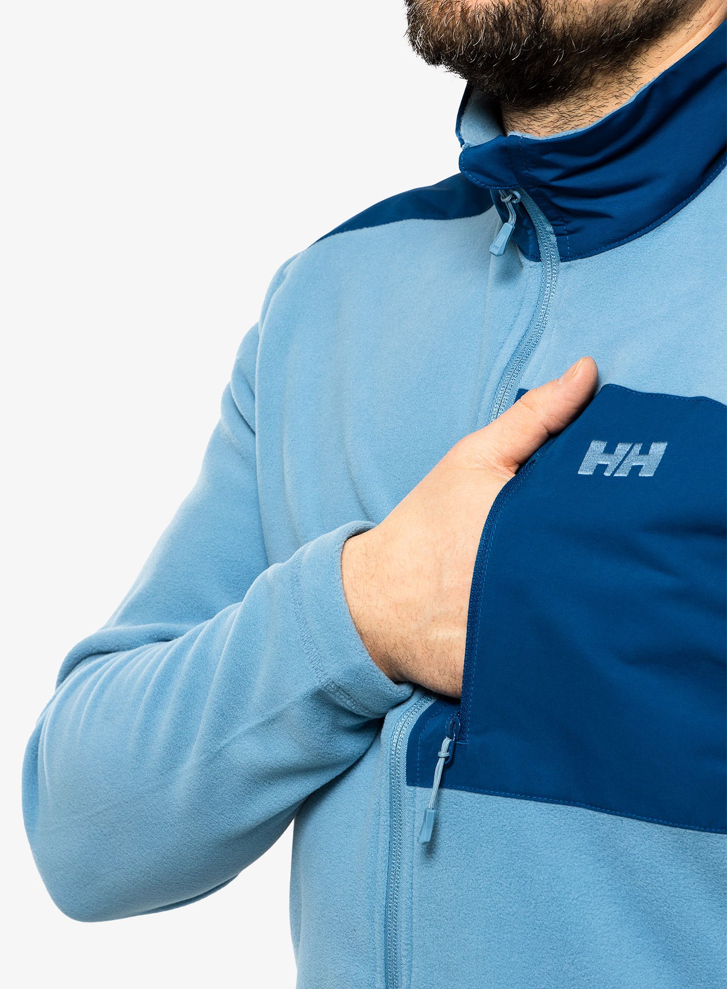 Jopica na zadrgo Helly Hansen Daybreaker Block Jacket - blue fog