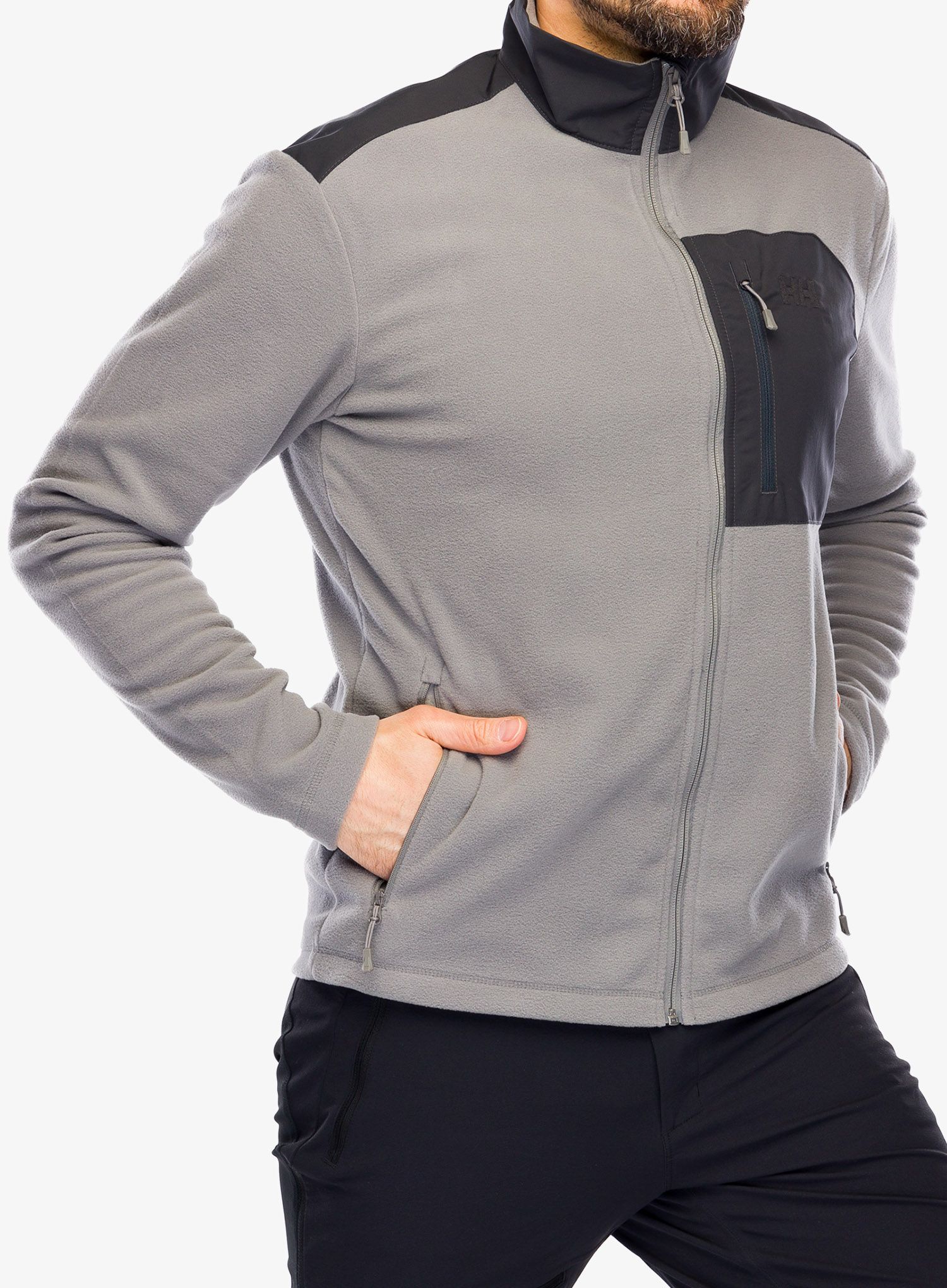Flis Helly Hansen Daybreaker Block Jacket - concrete