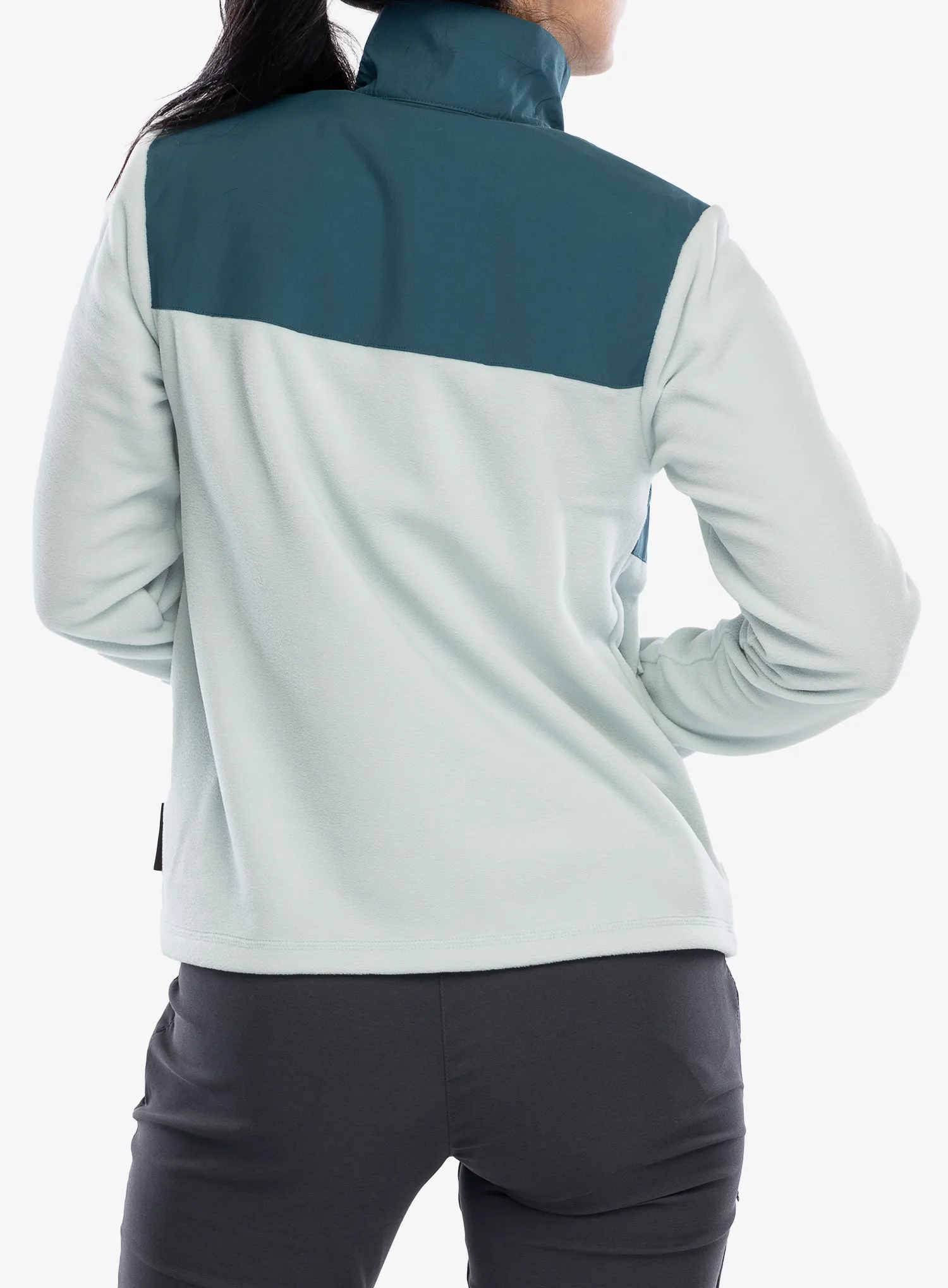 Ženska jopica z zadrgo Helly Hansen Daybreaker Block Jacket - green mist