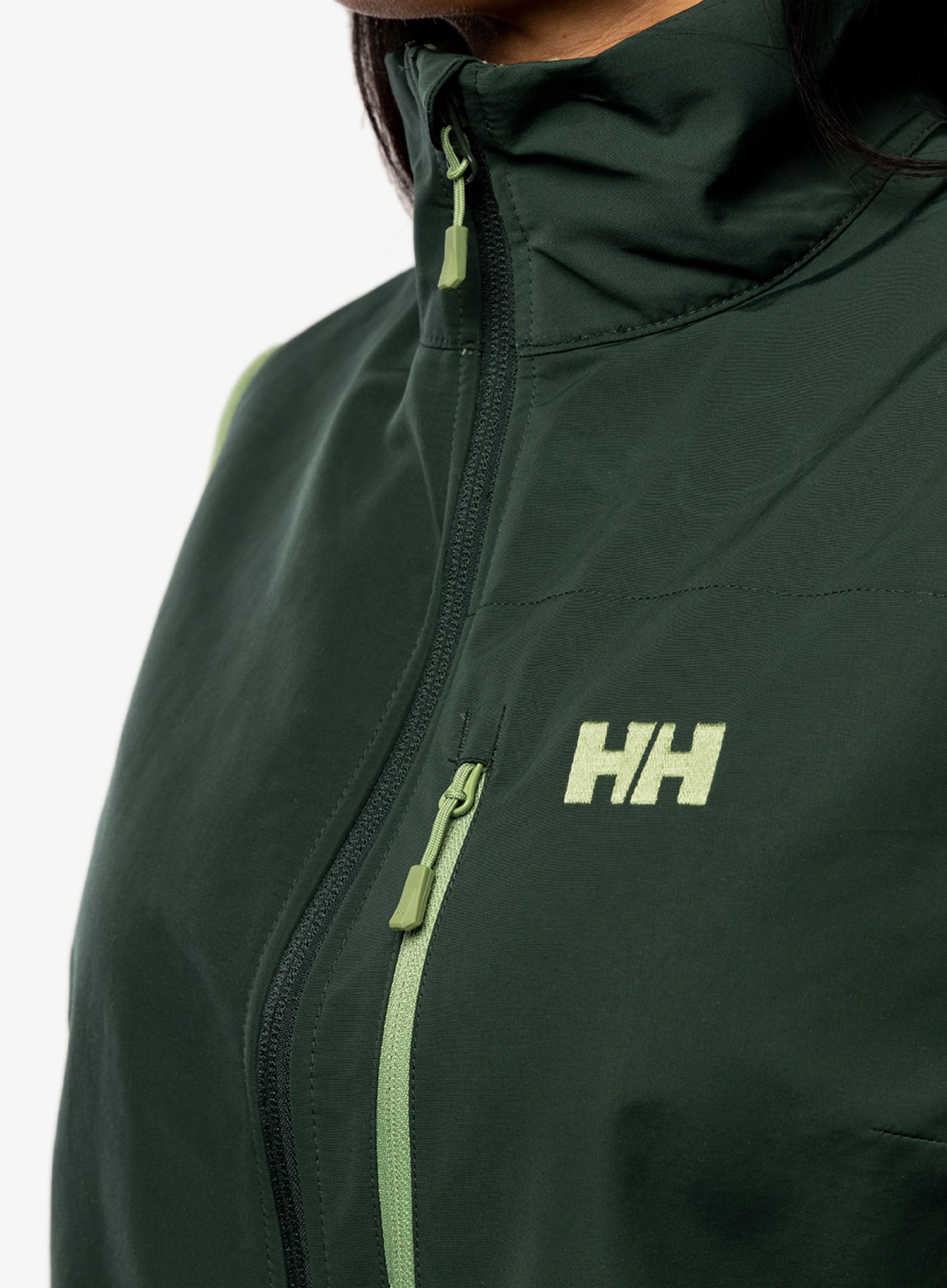 Ženska jopica z zadrgo Helly Hansen Daybreaker Block Jacket - jade 2.0