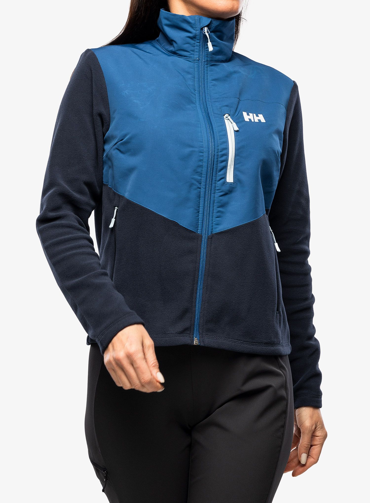 Ženski flis Helly Hansen Daybreaker Block Jacket - navy