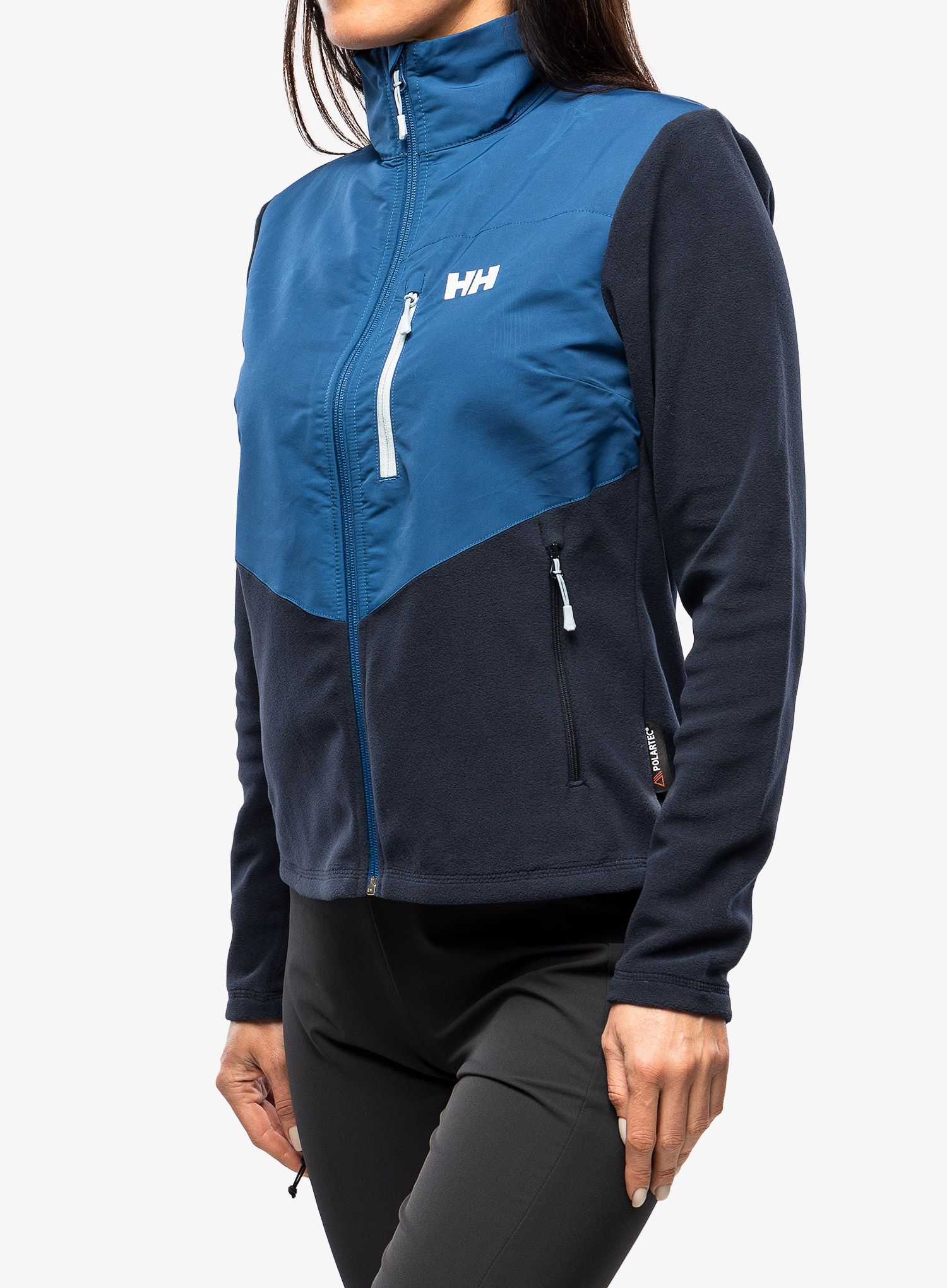 Ženski flis Helly Hansen Daybreaker Block Jacket - navy