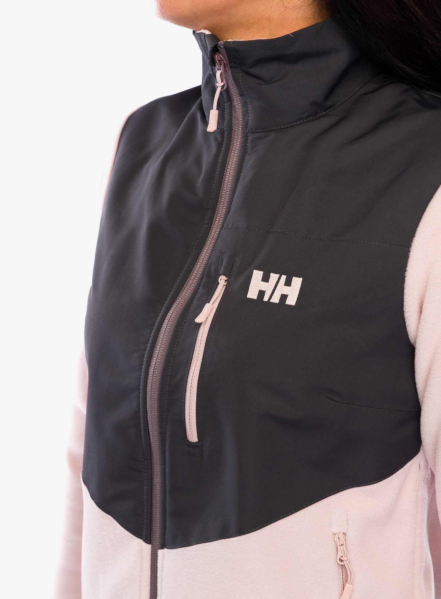 Ženski flis Helly Hansen Daybreaker Block Jacket - pink cloud