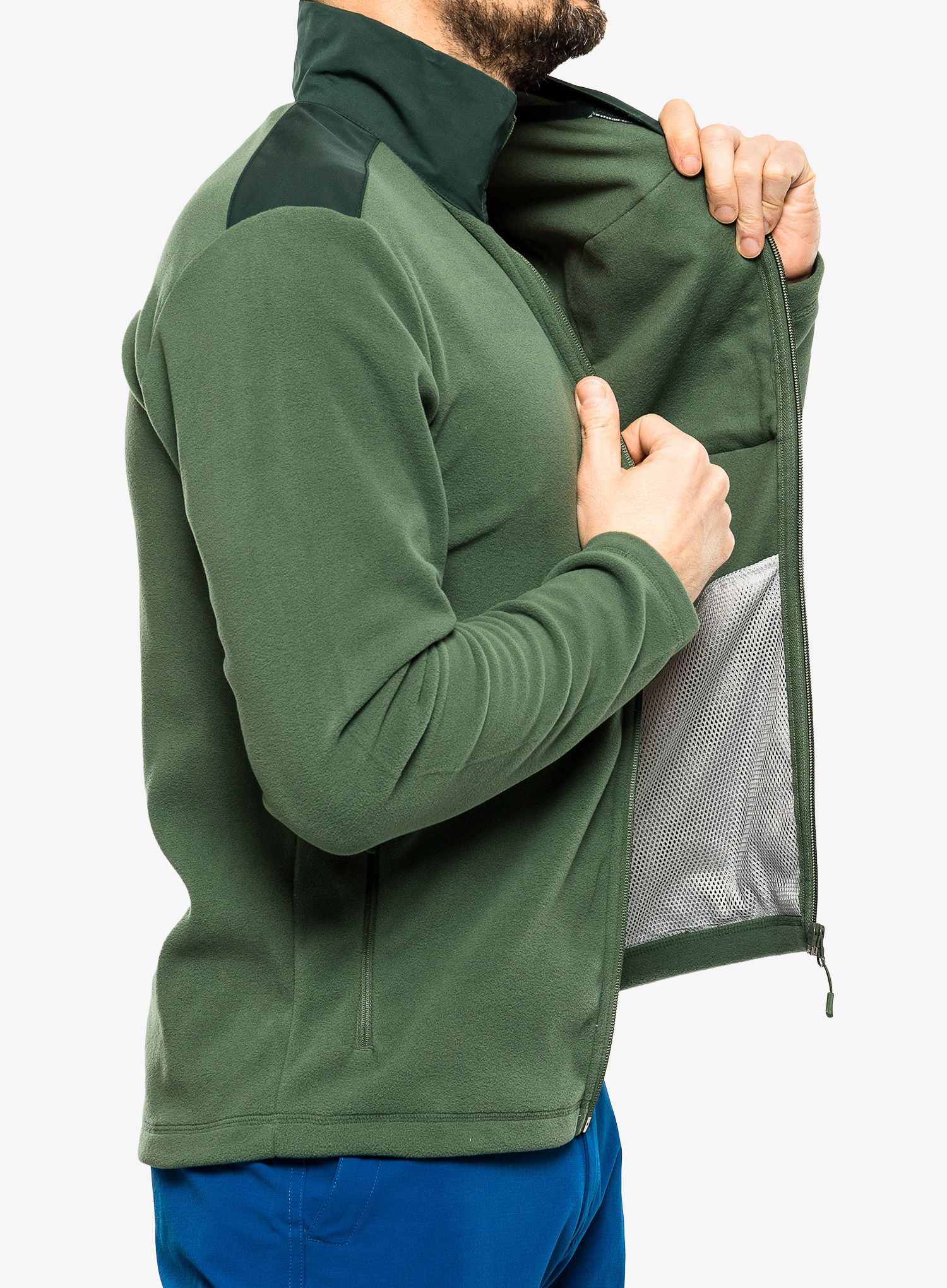Jopica na zadrgo Helly Hansen Daybreaker Block Jacket - spruce