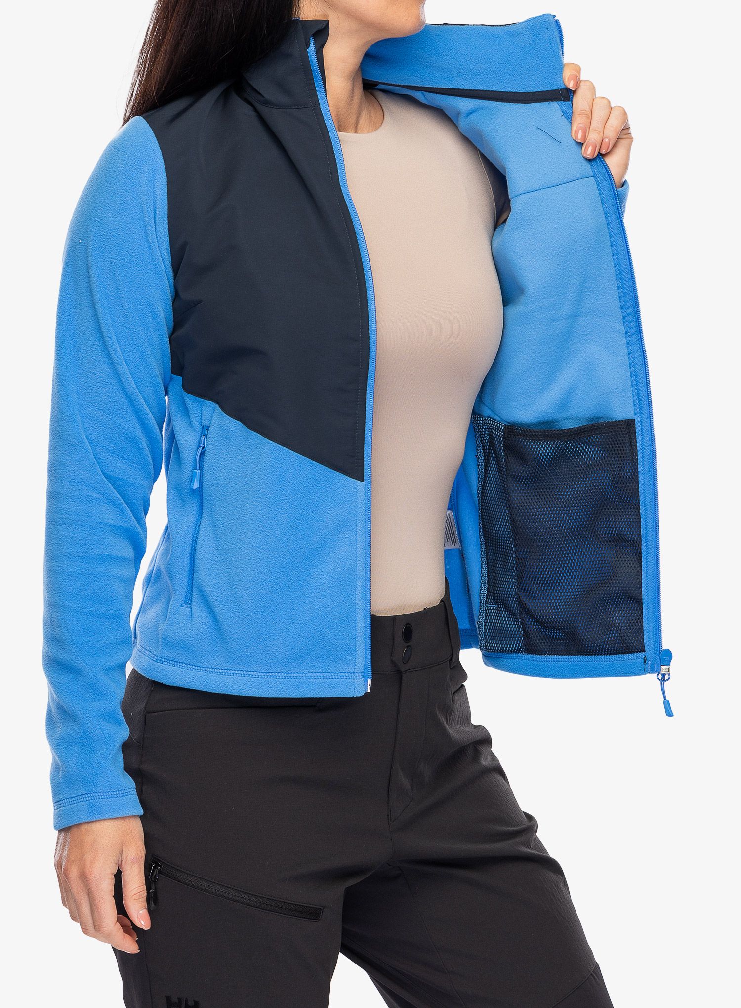 Ženski flis Helly Hansen Daybreaker Block Jacket - ultra blue