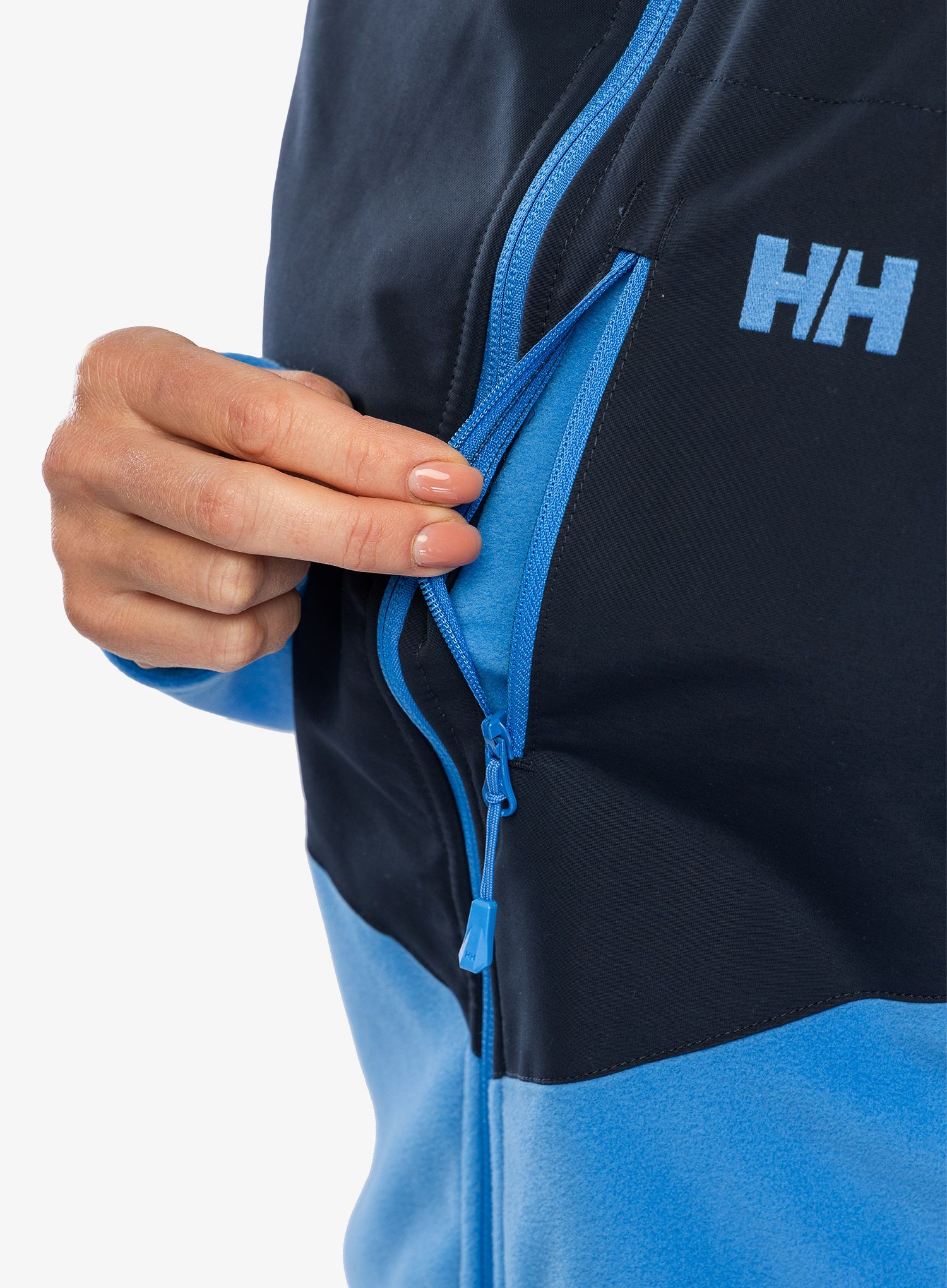 Ženski flis Helly Hansen Daybreaker Block Jacket - ultra blue
