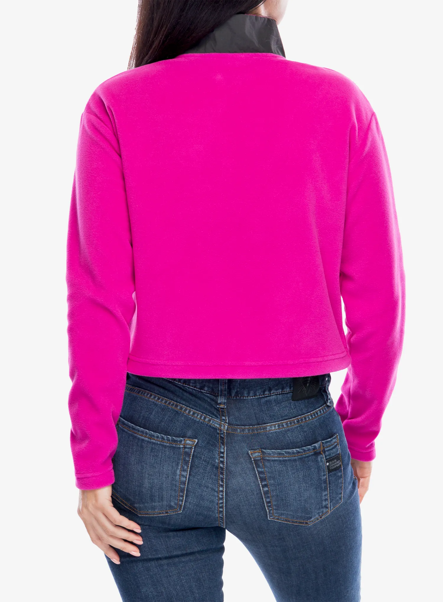 Ženska jopica Helly Hansen Daybreaker Cropped Fleece - magenta 2.0