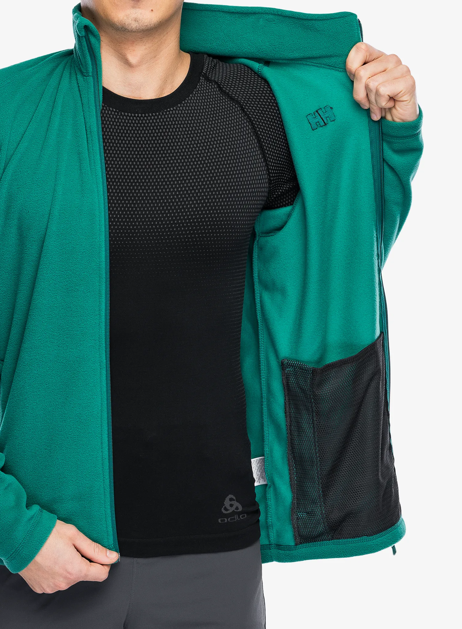 Flis Helly Hansen Daybreaker Fleece Jacket - emerald