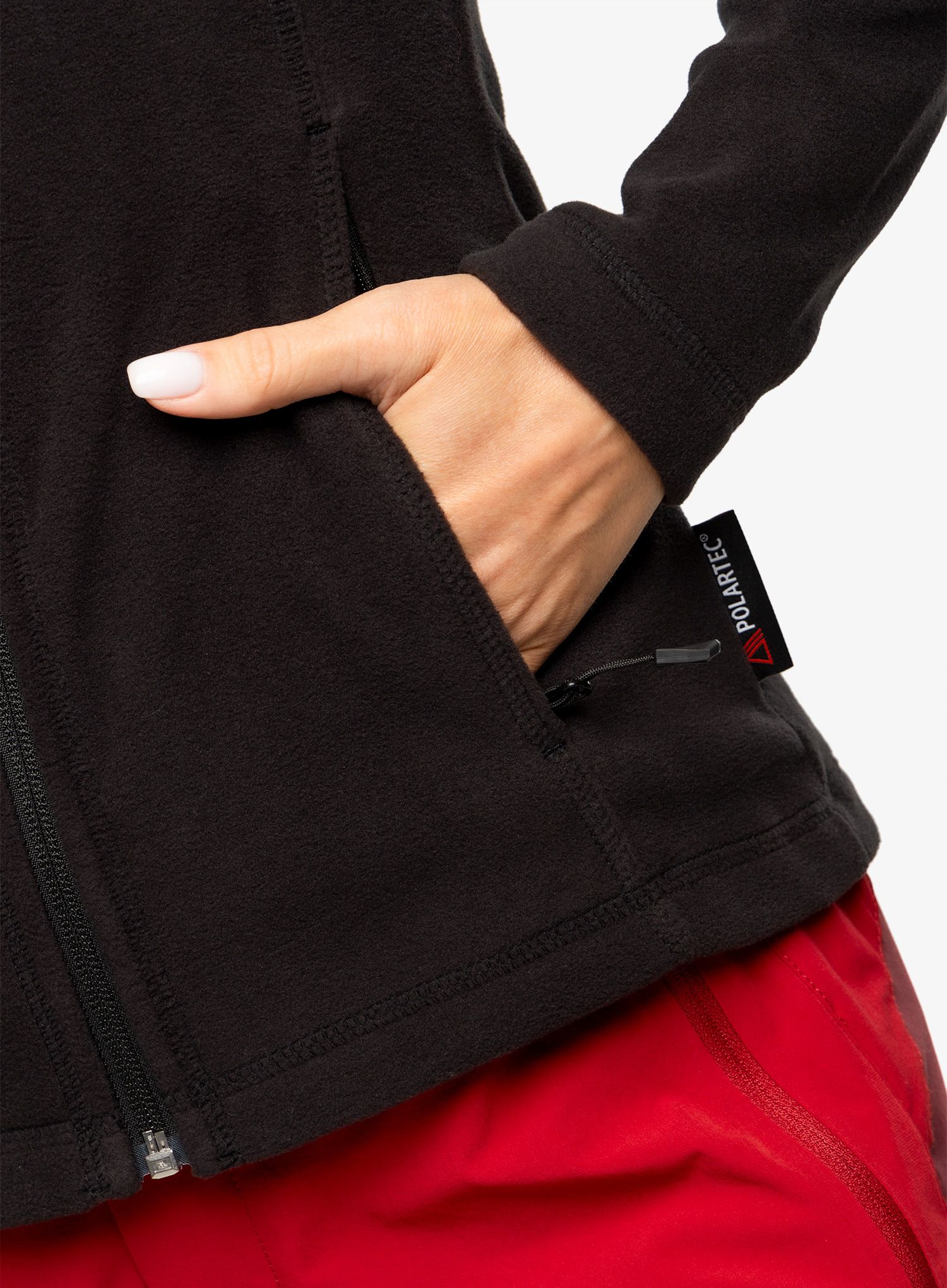 Ženska jopica z zadrgo Helly Hansen Daybreaker Fleece Jacket - jet black/ebony/light