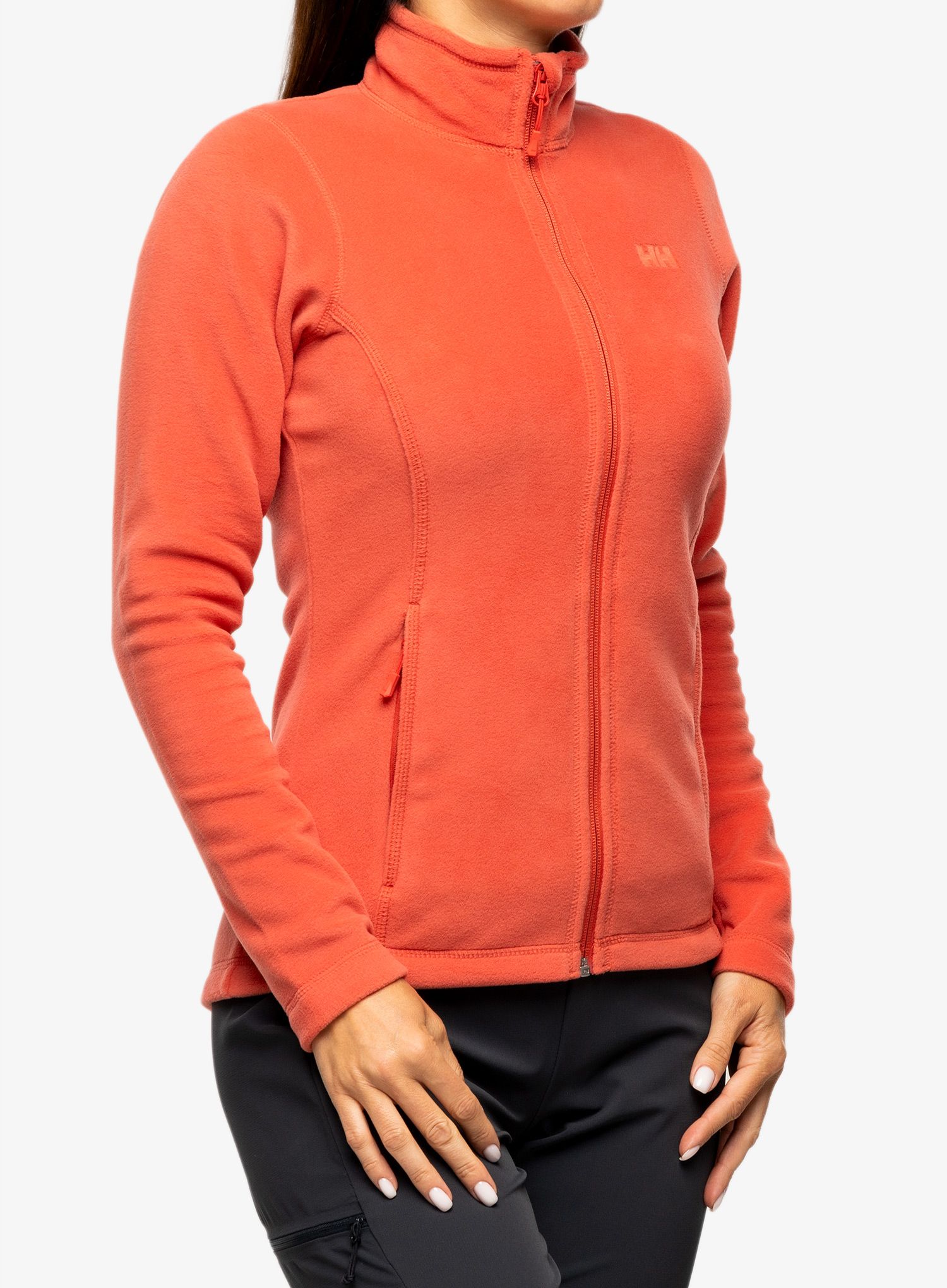 Ženska jopica Helly Hansen Daybreaker Fleece Jacket - poppy red/hickory