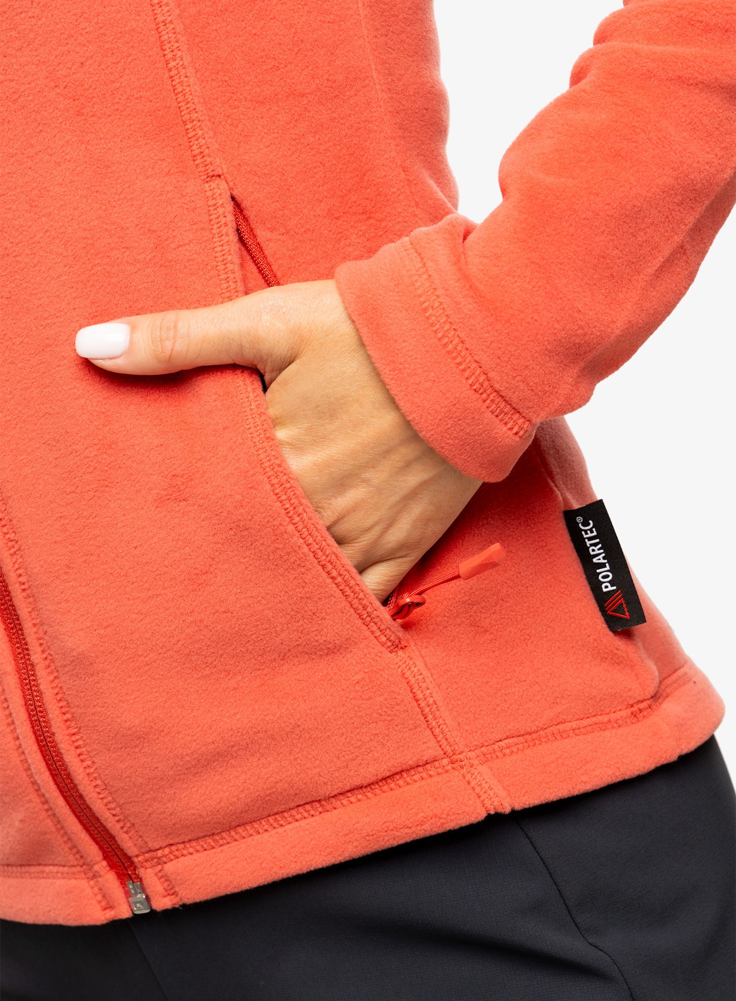 Ženska jopica Helly Hansen Daybreaker Fleece Jacket - poppy red/hickory