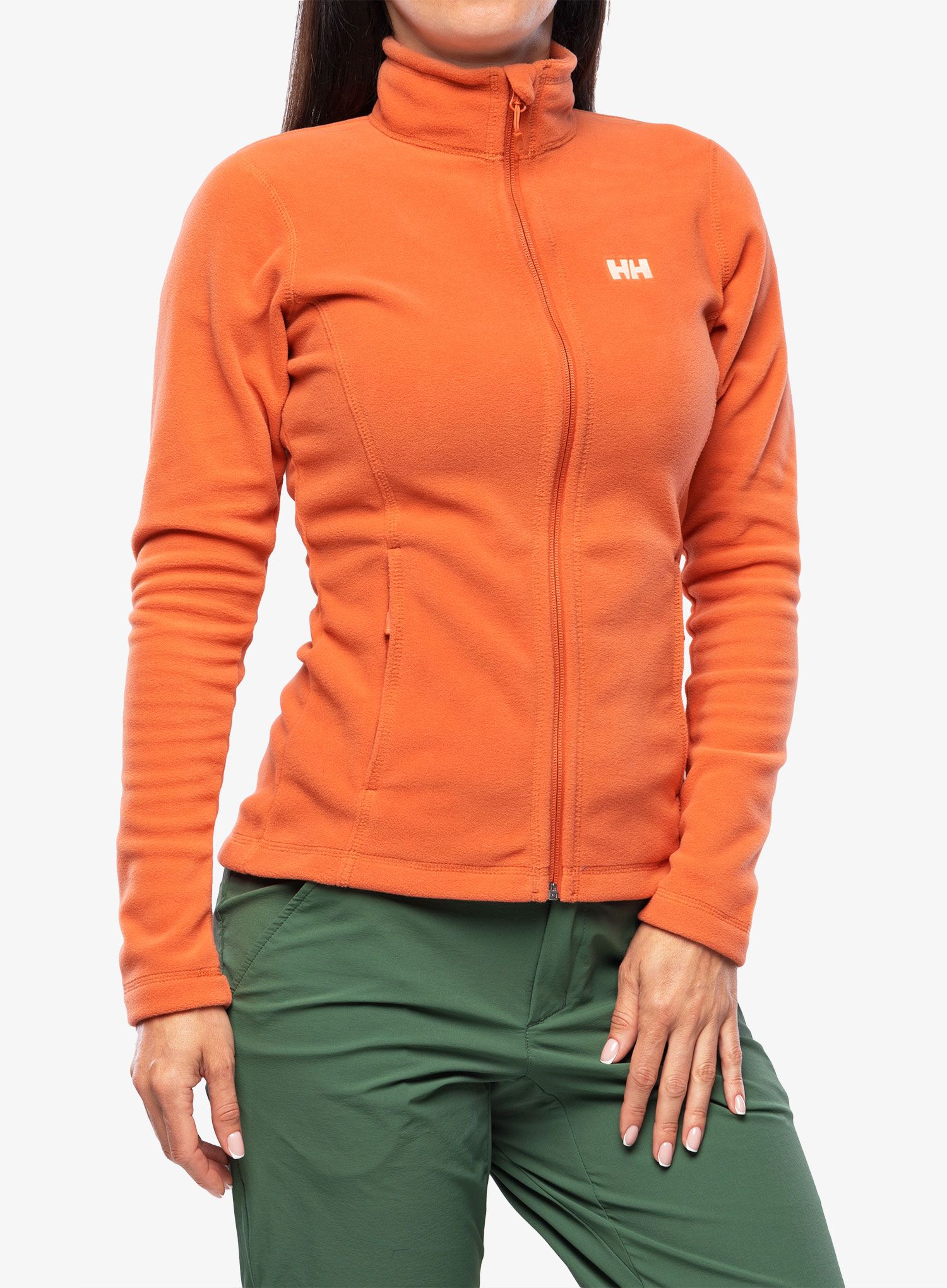 Ženski flis Helly Hansen Daybreaker Fleece Jacket - terracotta