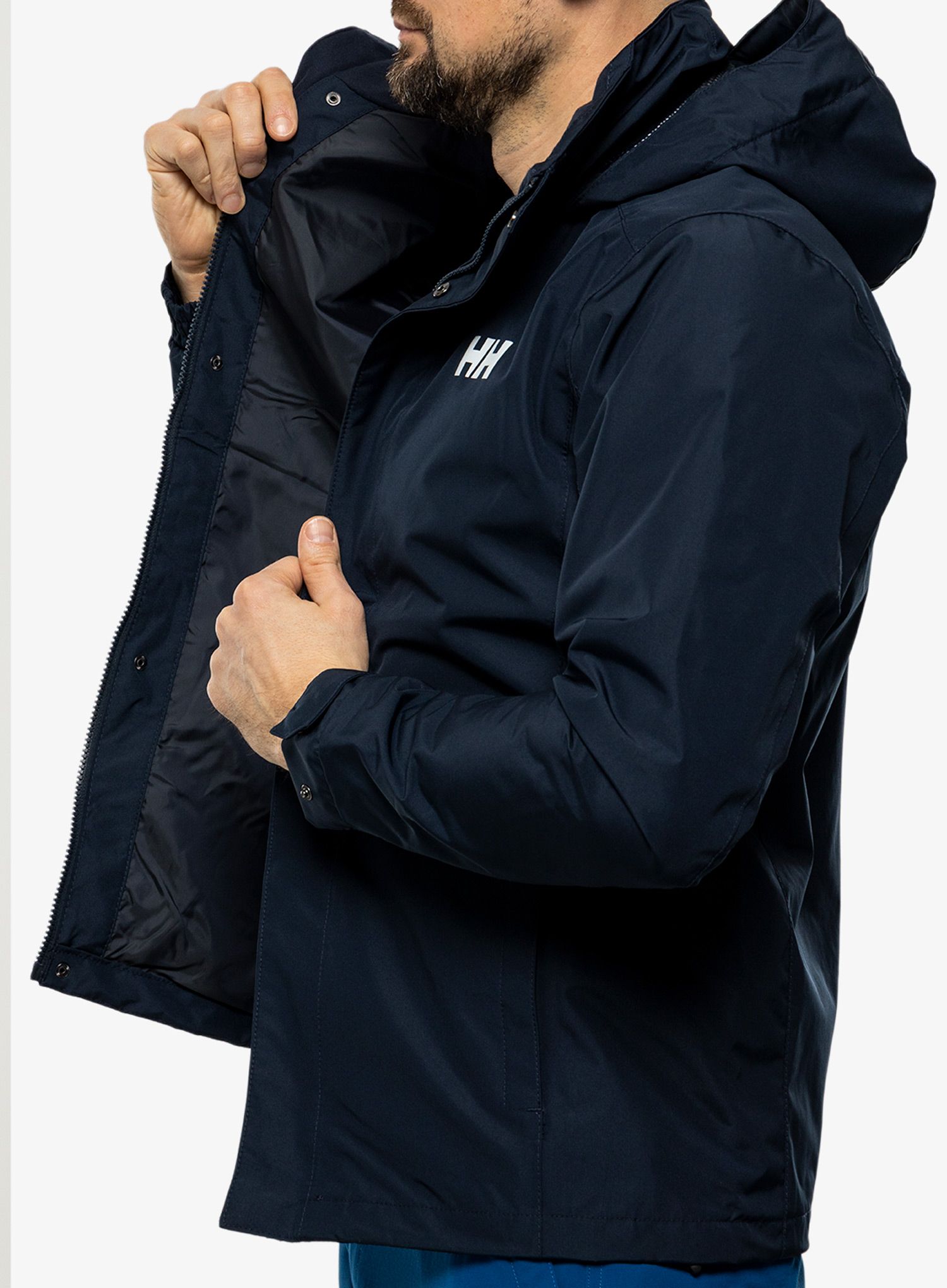 Moška dežna jakna Helly Hansen Dubliner Jacket - navy