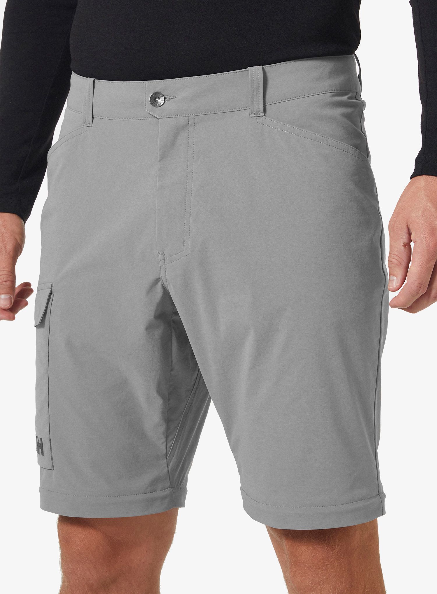 Hlače z odstranljivimi hlačnicami Helly Hansen Elv Light Zip Off Pant - concrete