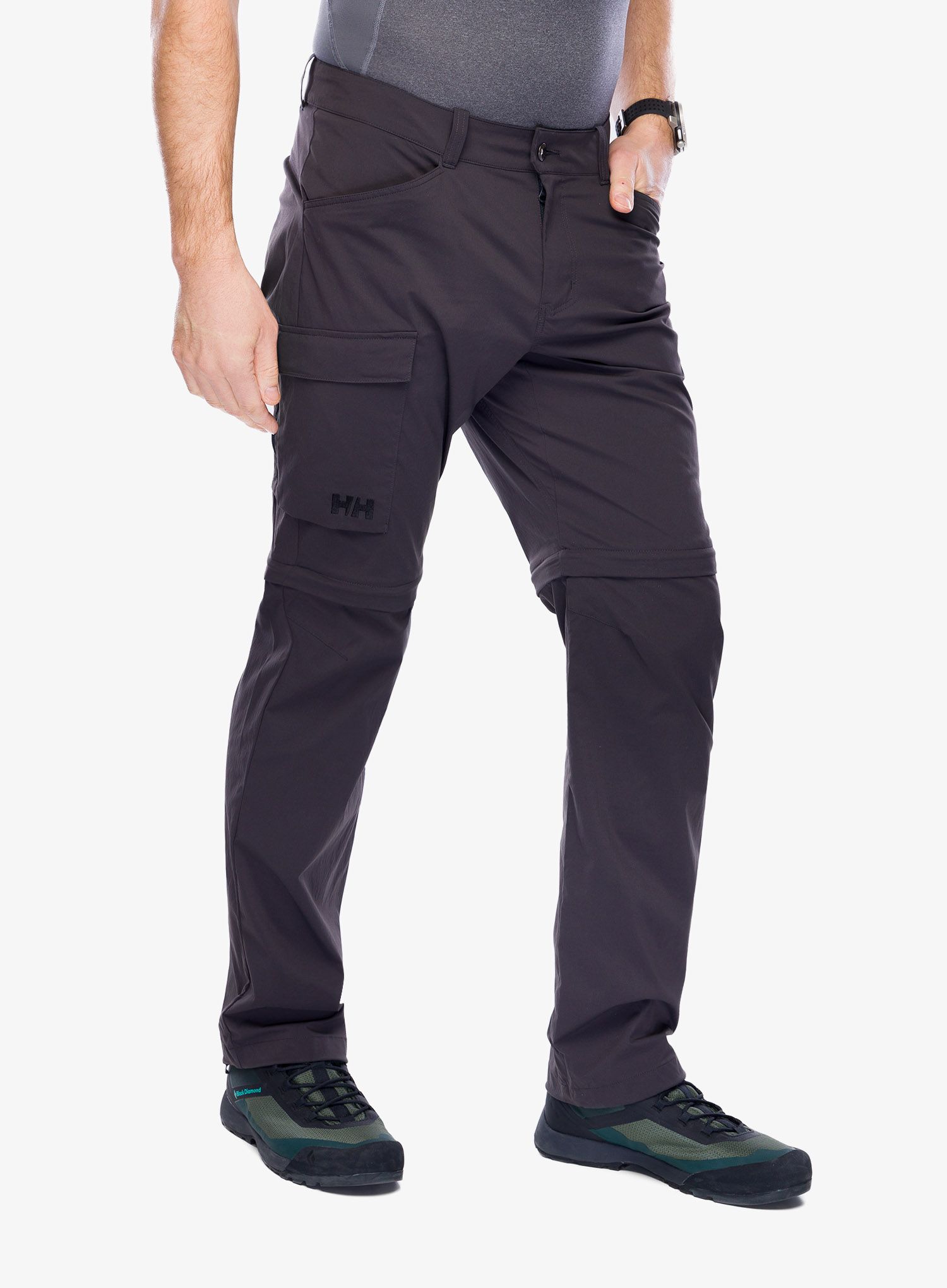 Pohodne hlače Helly Hansen Elv Light Zip Off Pant - ebony