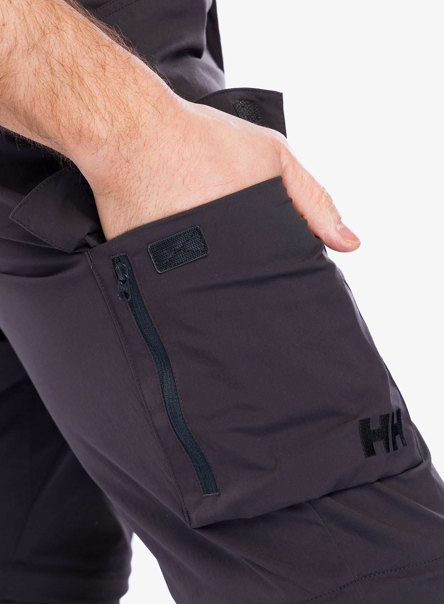 Pohodne hlače Helly Hansen Elv Light Zip Off Pant - ebony