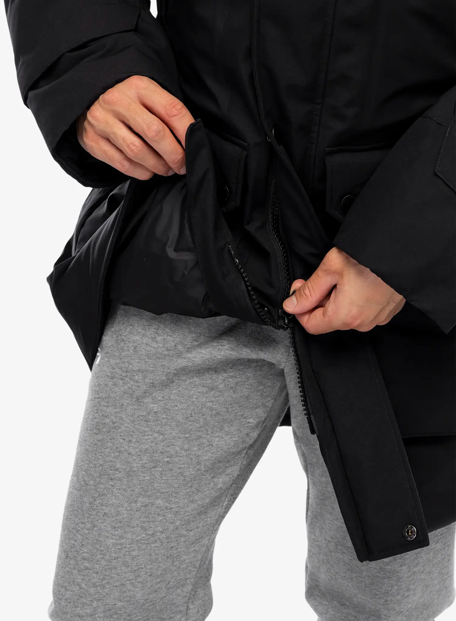 Puhast plašč Helly Hansen Escape Down Flow Parka - black