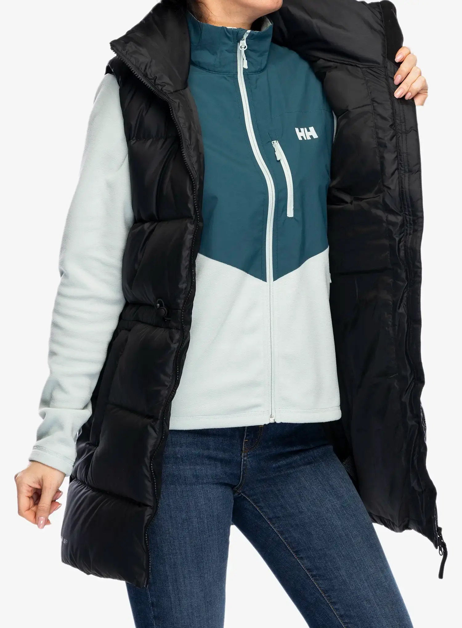 Ženski brezrokavnik Helly Hansen Essence Down Vest - black