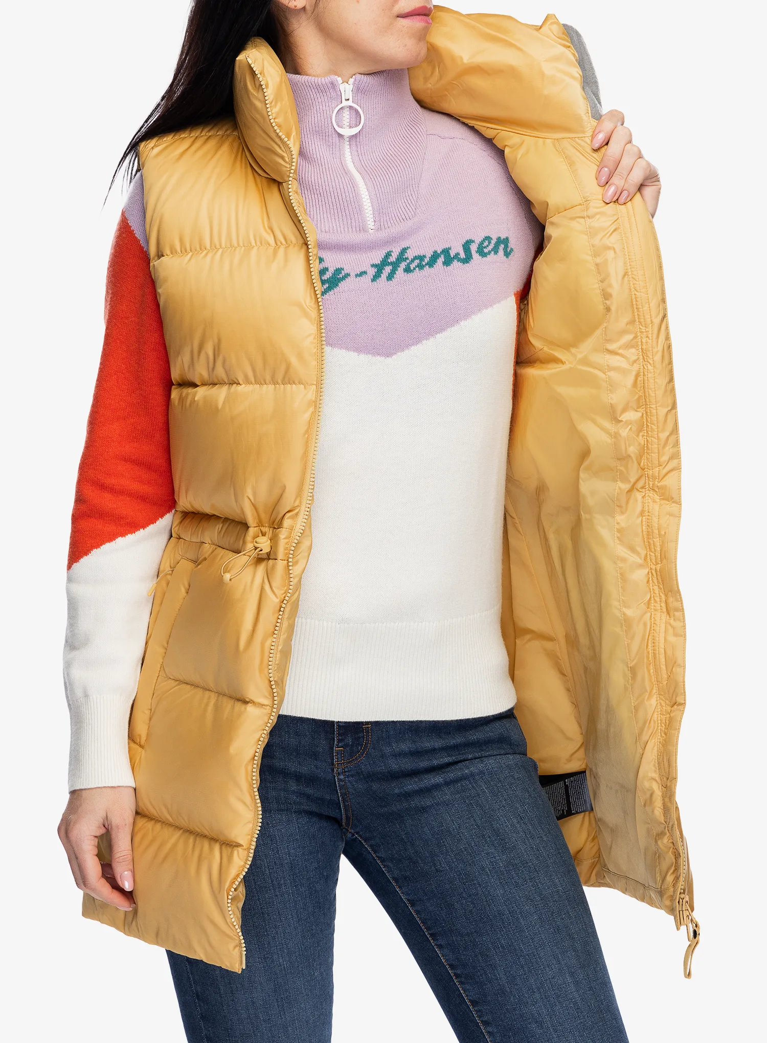 Ženski brezrokavnik Helly Hansen Essence Down Vest - sand