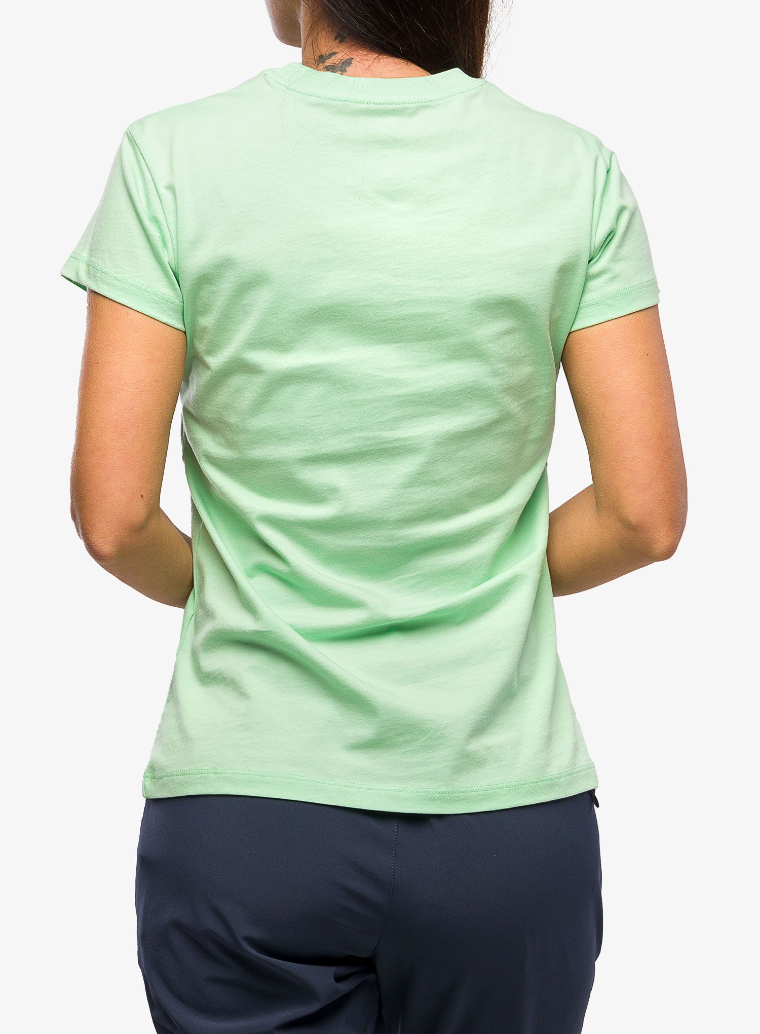 Ženska bombažna majica Helly Hansen F2F Organic Cotton Tee 2.0  - mint