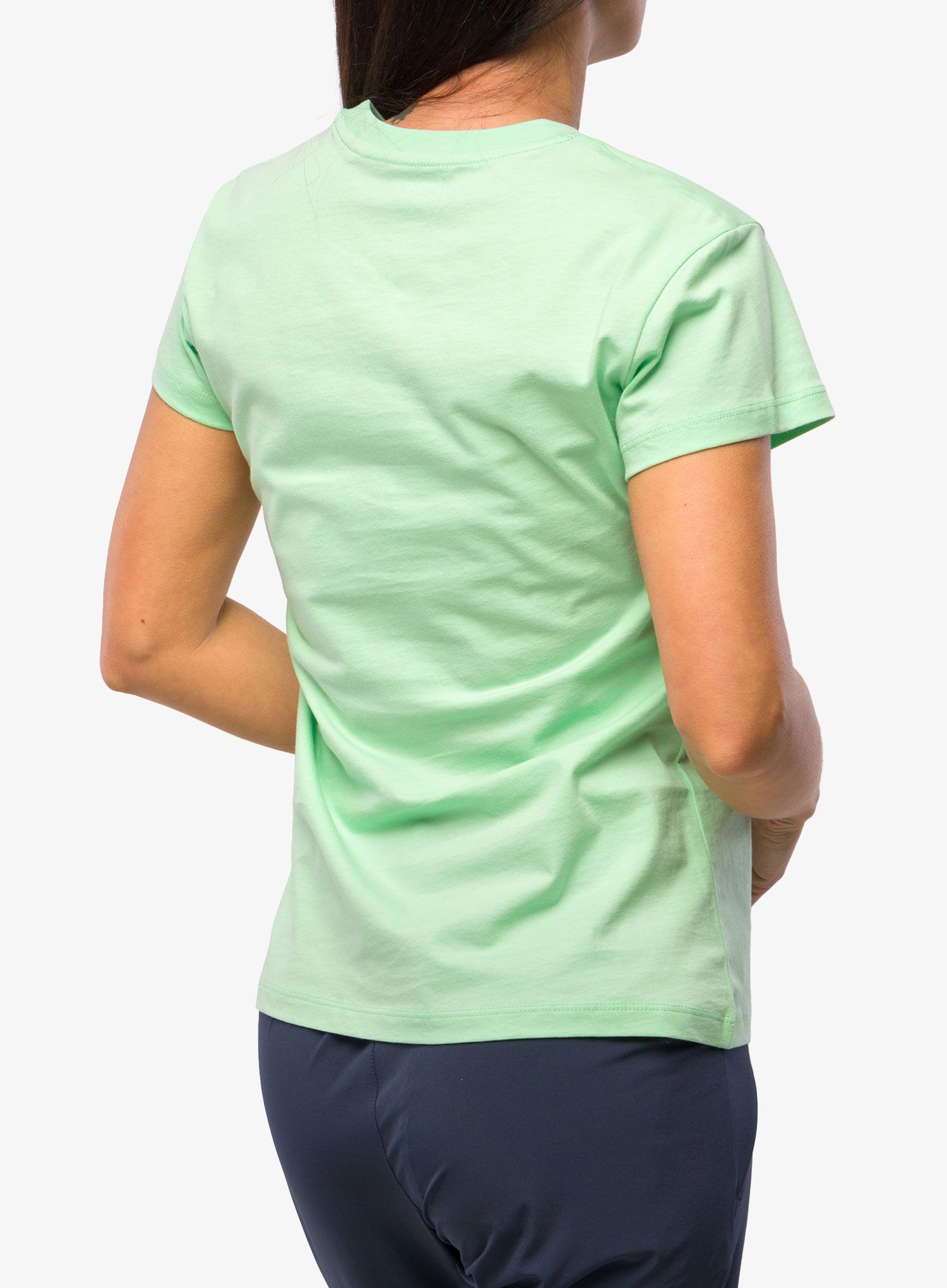 Ženska bombažna majica Helly Hansen F2F Organic Cotton Tee 2.0  - mint