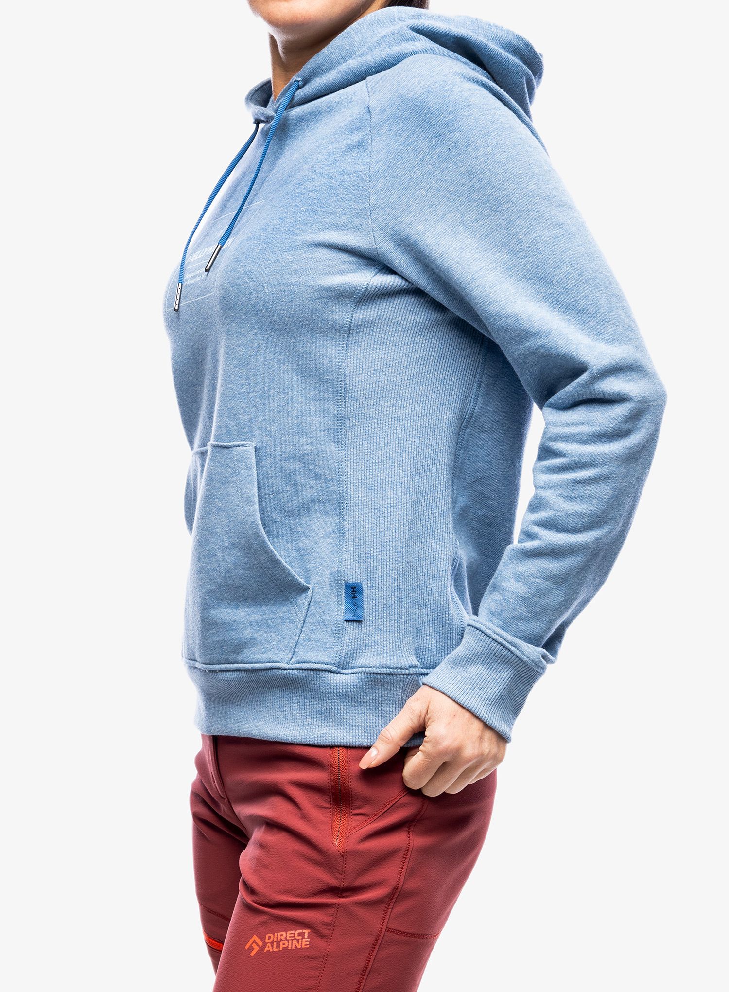 Ženska jopica Helly Hansen F2F Organic Cotton Hoodie - azurite melange
