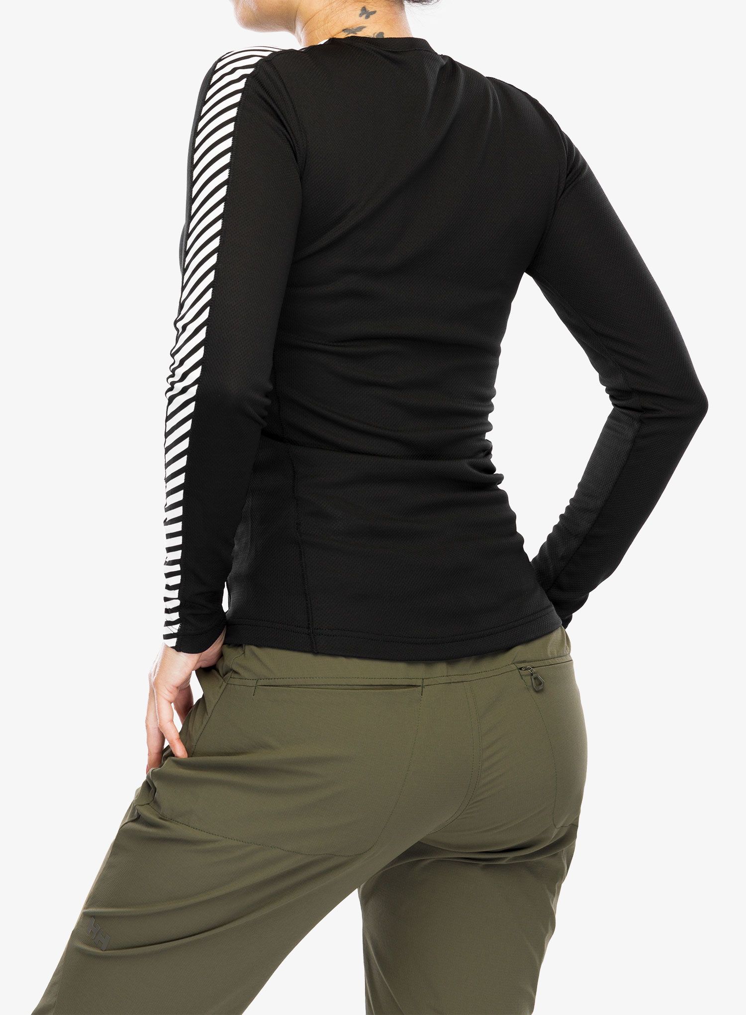 Ženska termo flis jopa Helly Hansen HH LIFA Crew - black