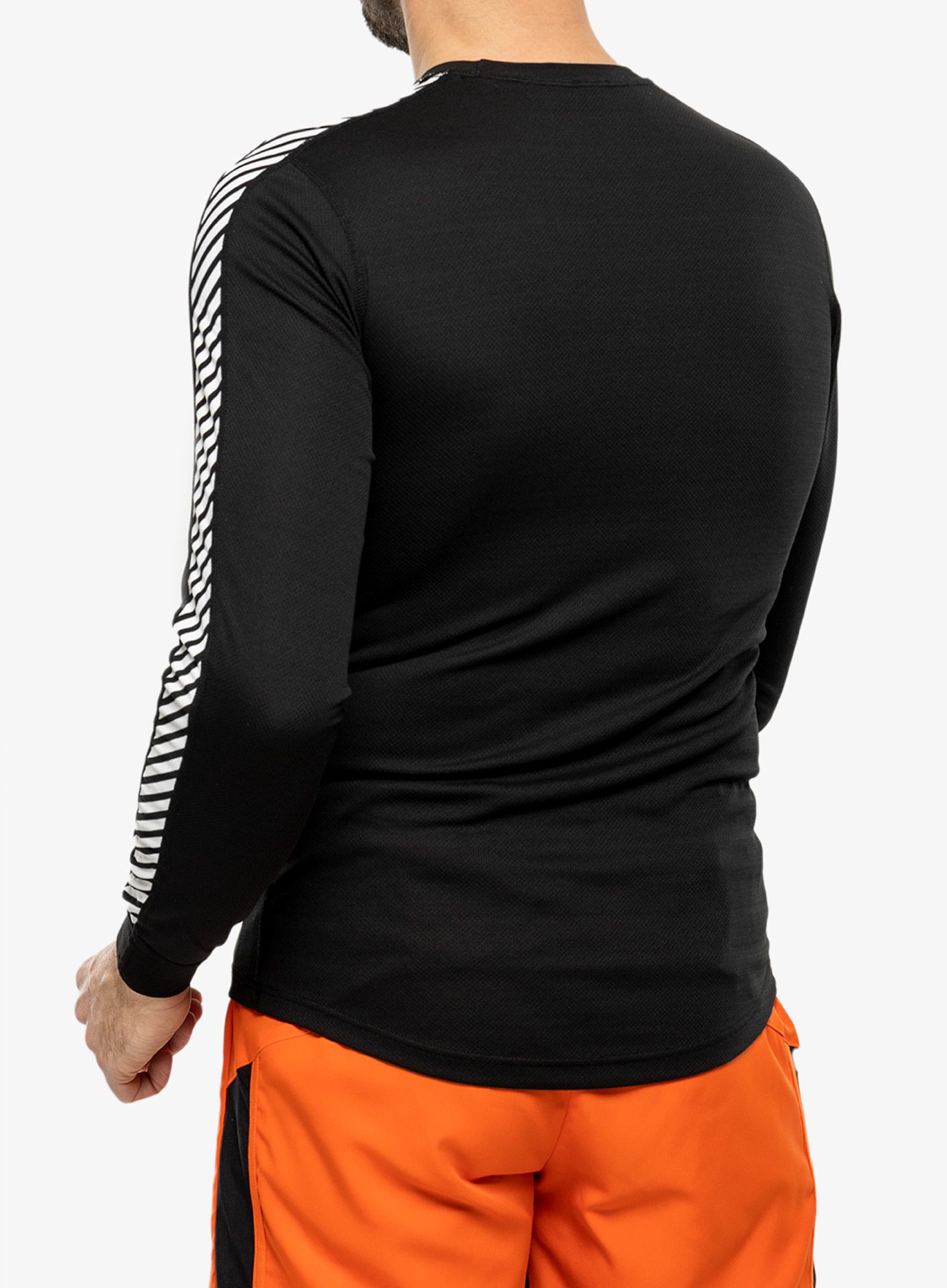 Termo flis jopa Helly Hansen HH LIFA Stripe Crew - black