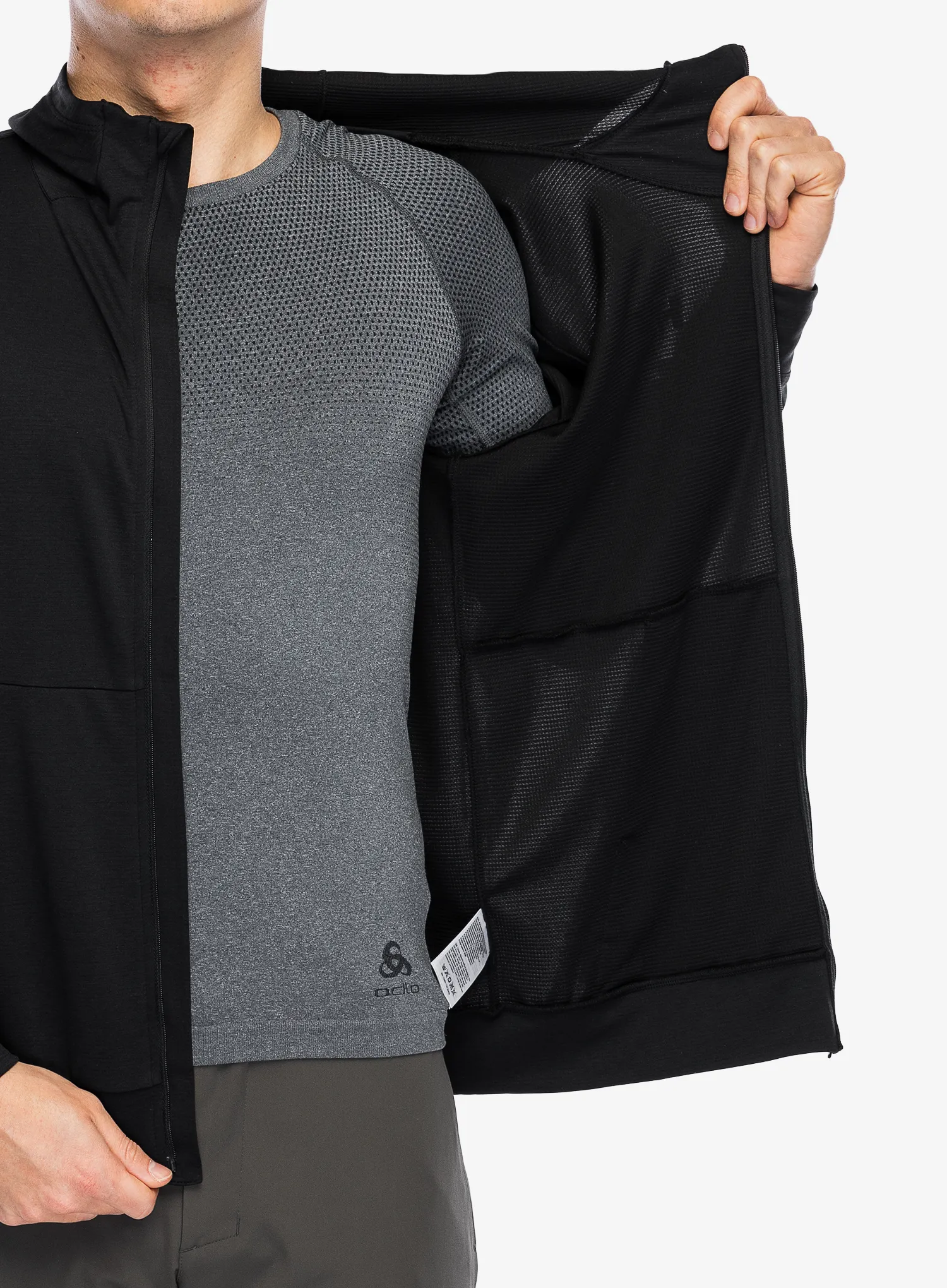 Jopica s kapuco Helly Hansen HH Lifa Tech Lite Zip Hoodie - black