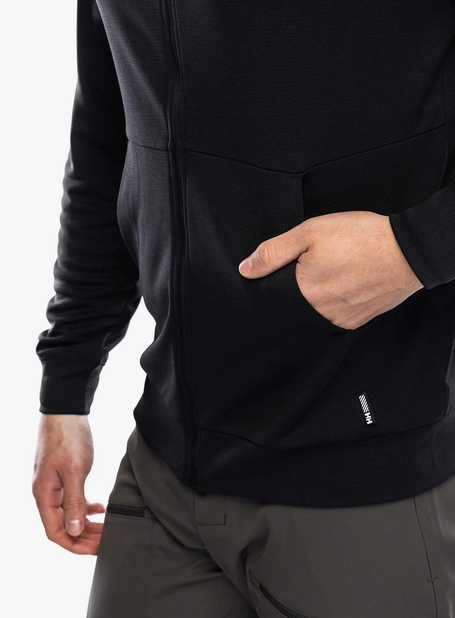 Jopica s kapuco Helly Hansen HH Lifa Tech Lite Zip Hoodie - black