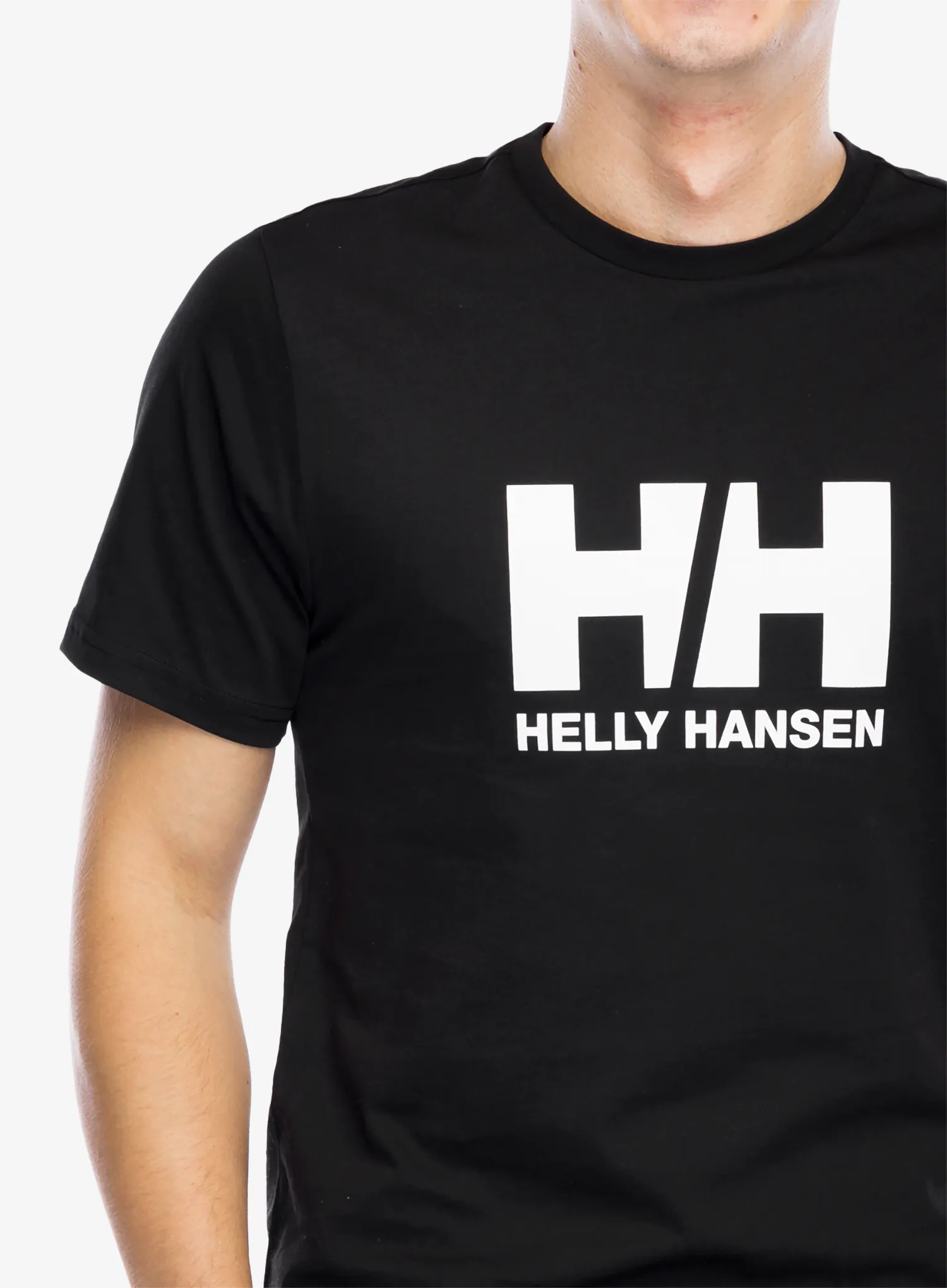 Bombažna majica Helly Hansen HH Logo T-Shirt 2.0 - black