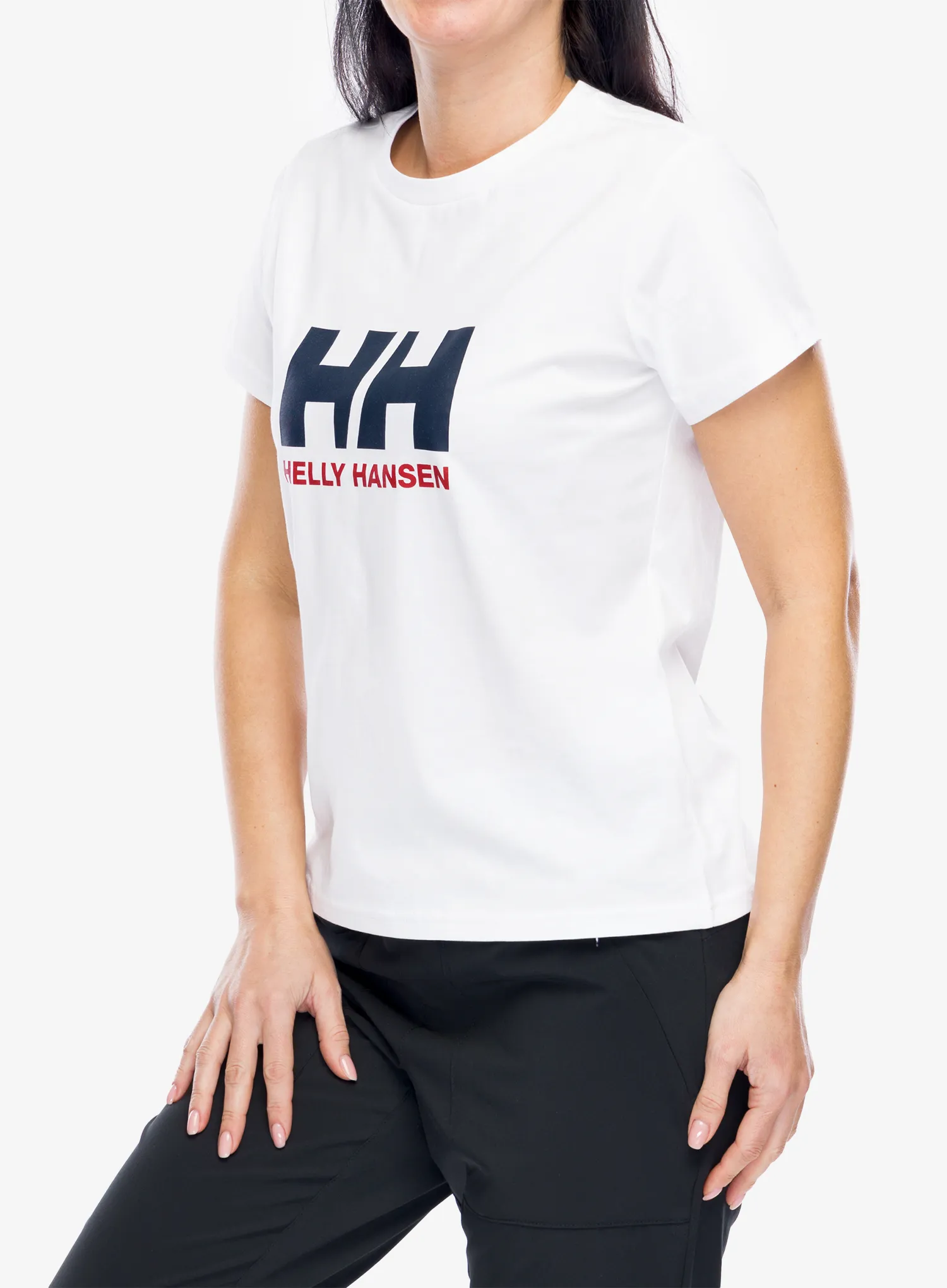 Ženska majica s potiskom Helly Hansen HH Logo T-Shirt 2.0 - white