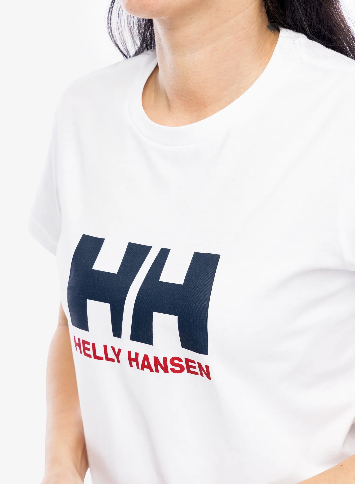 Ženska majica s potiskom Helly Hansen HH Logo T-Shirt 2.0 - white
