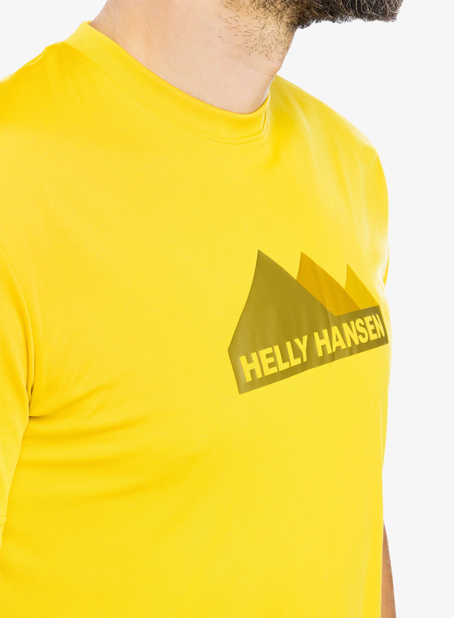 Majica s potiskom Helly Hansen HH Tech Graphic T-Shirt - gold rush