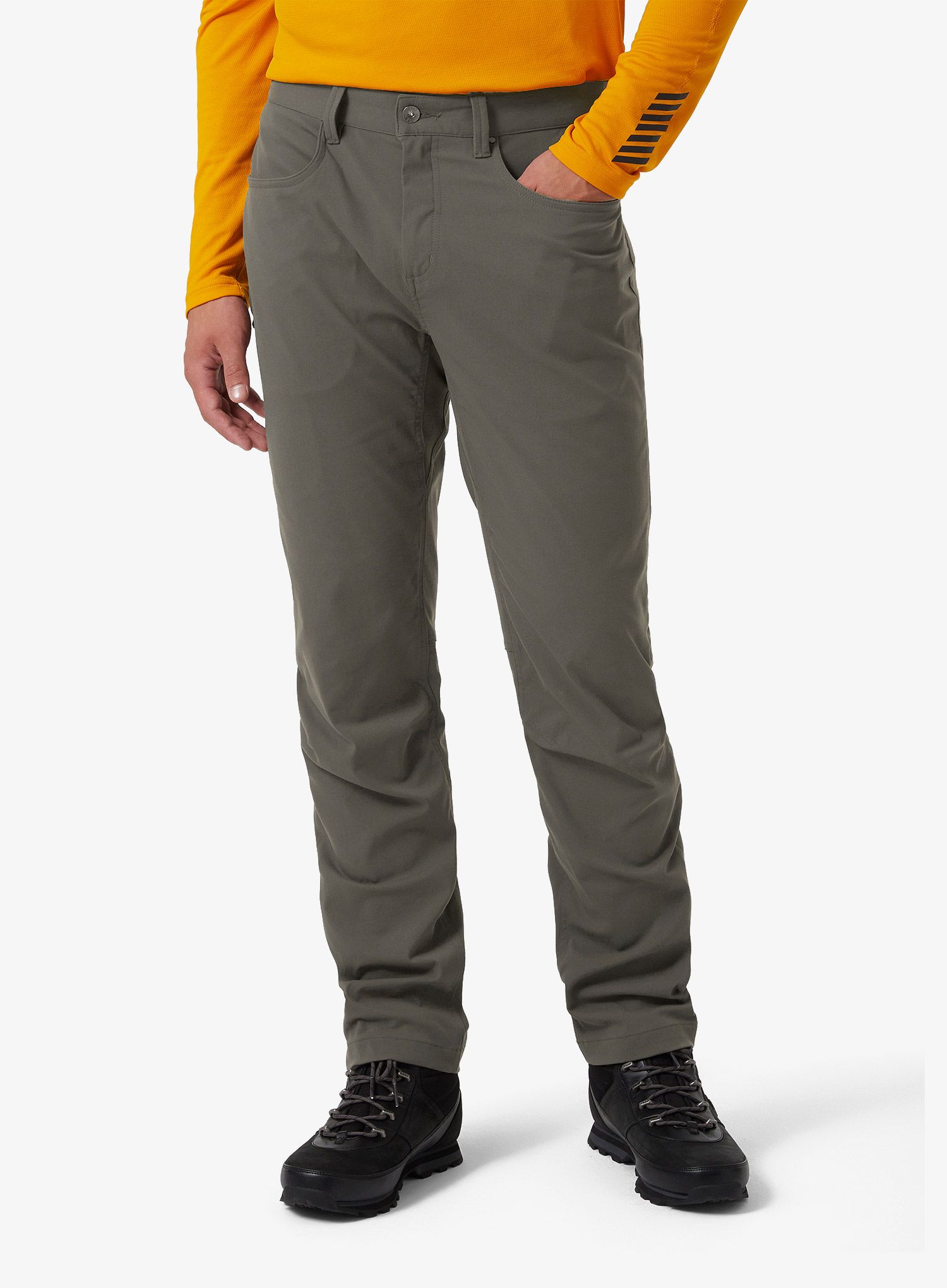 Pohodniške hlače Helly Hansen Holmen 5 Pocket Pant - beluga