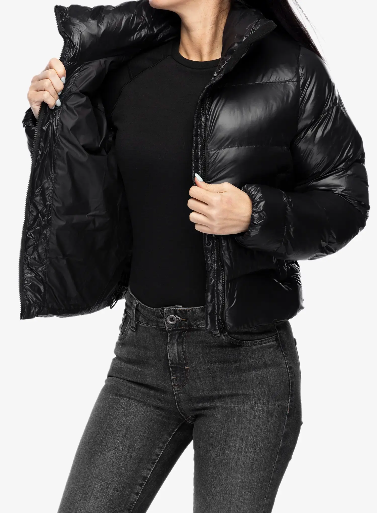 Ženska sintetična jakna Helly Hansen Jade Puffer Jacket - black